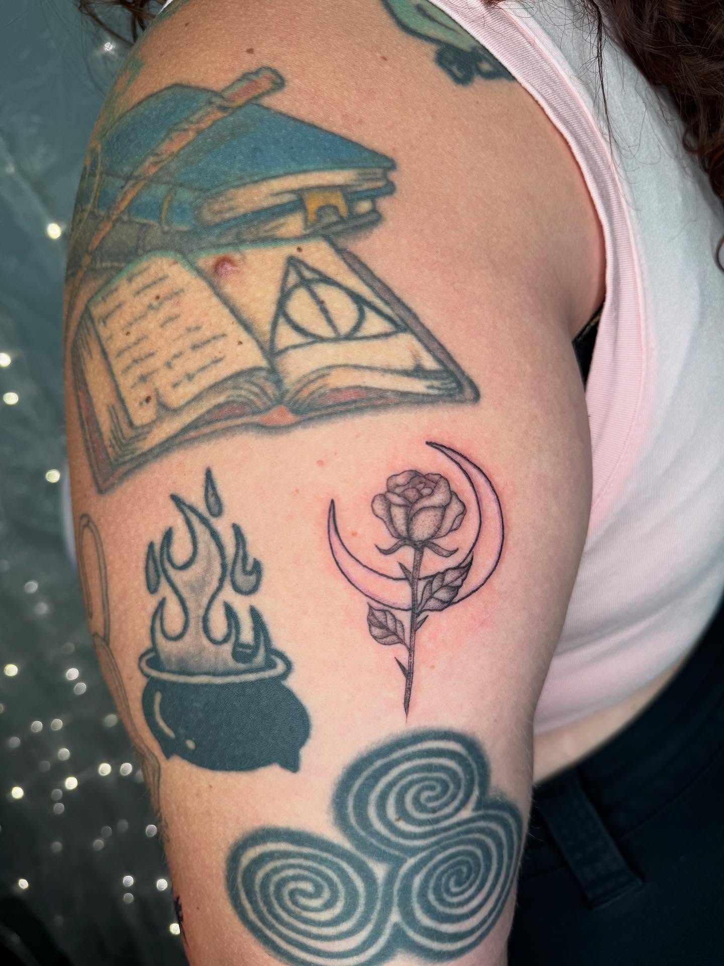Tattoo by @promethearising — black_and_grey