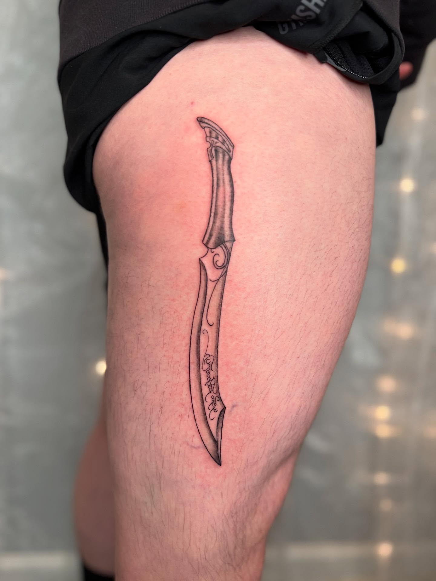Tattoo by @promethearising — black_and_grey
