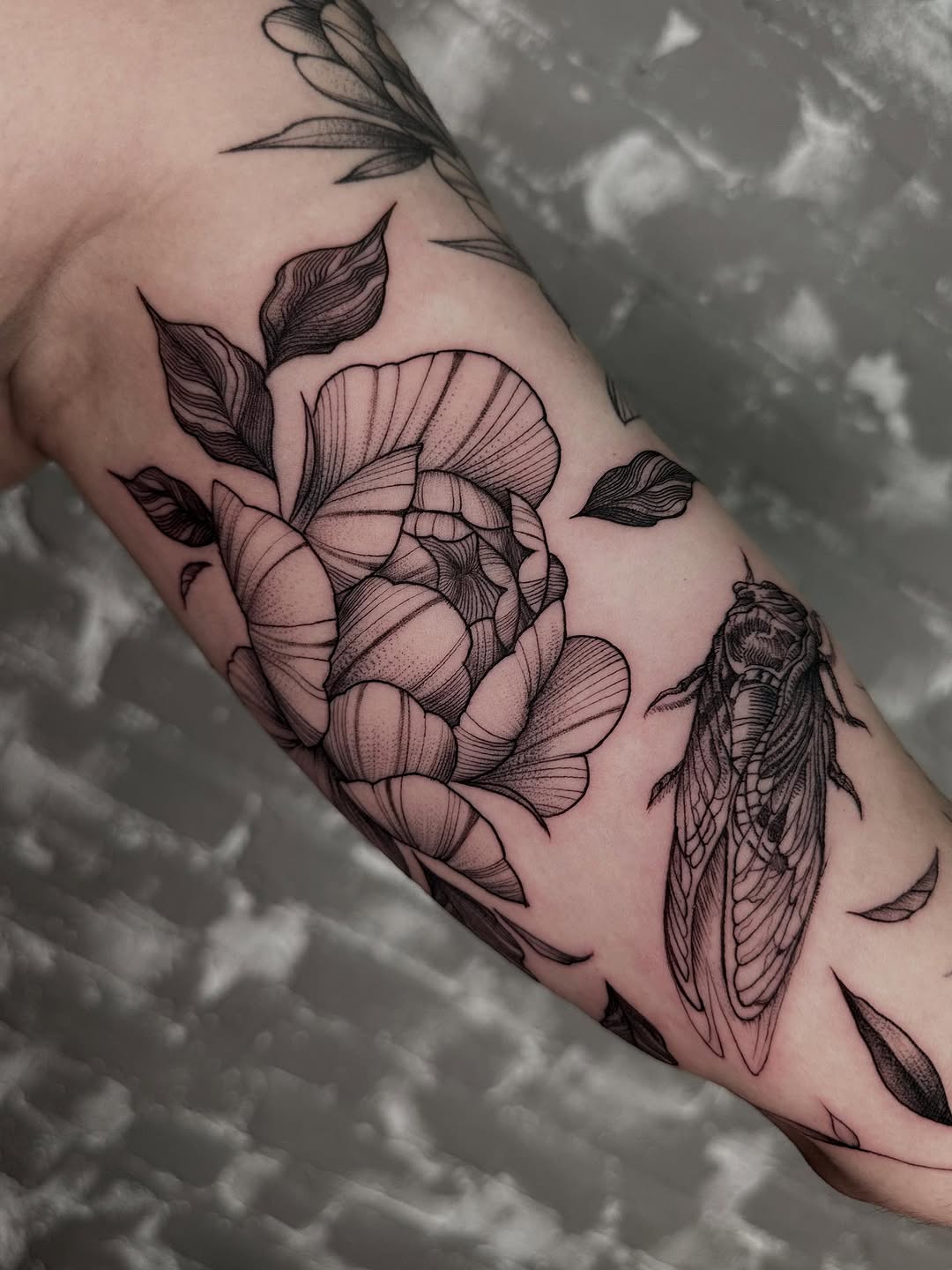 Tattoo by @dayana_tattooartist — fine_line, dotwork