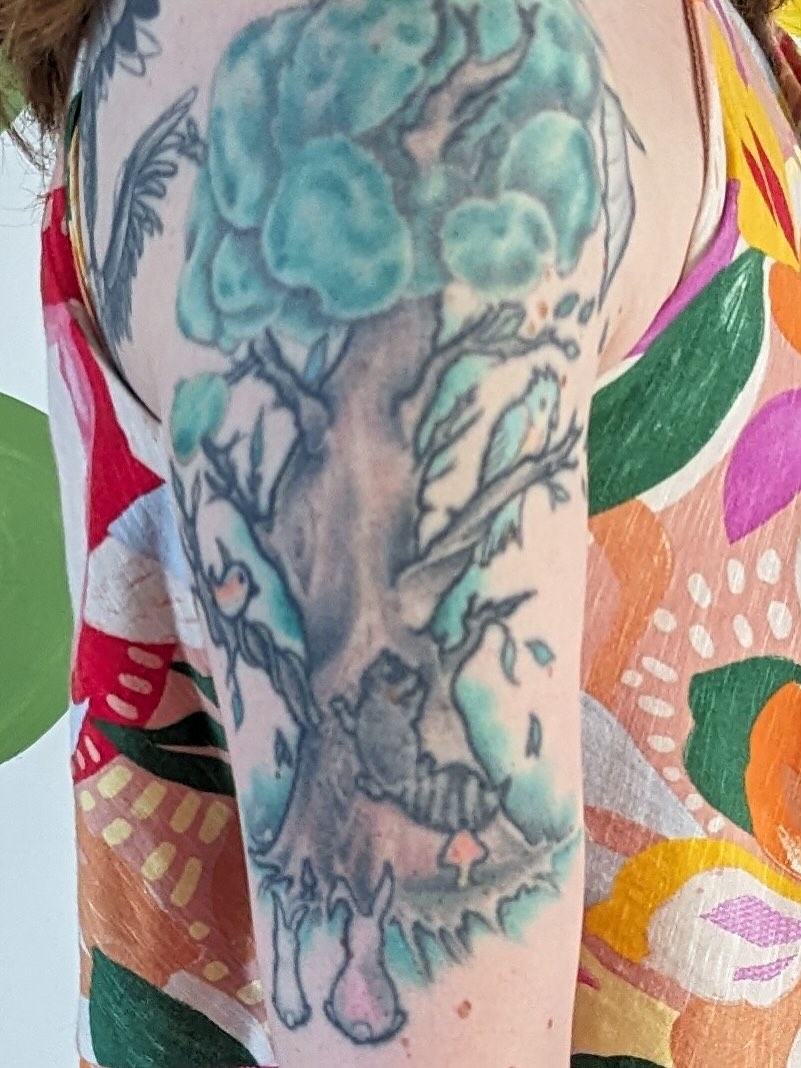 Tattoo by @maudemiel โ watercolor