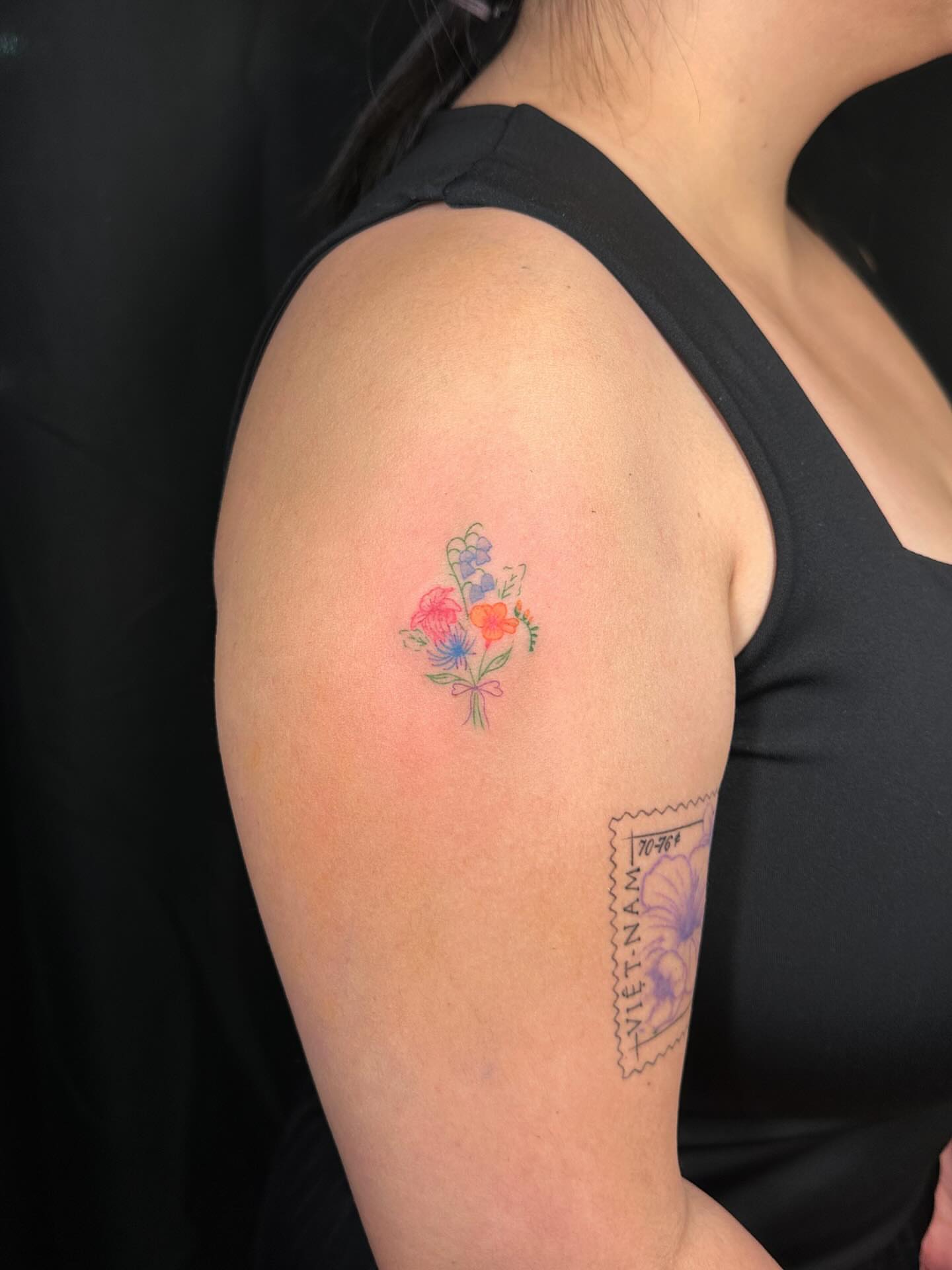 Tattoo by @kphaninks โ watercolor