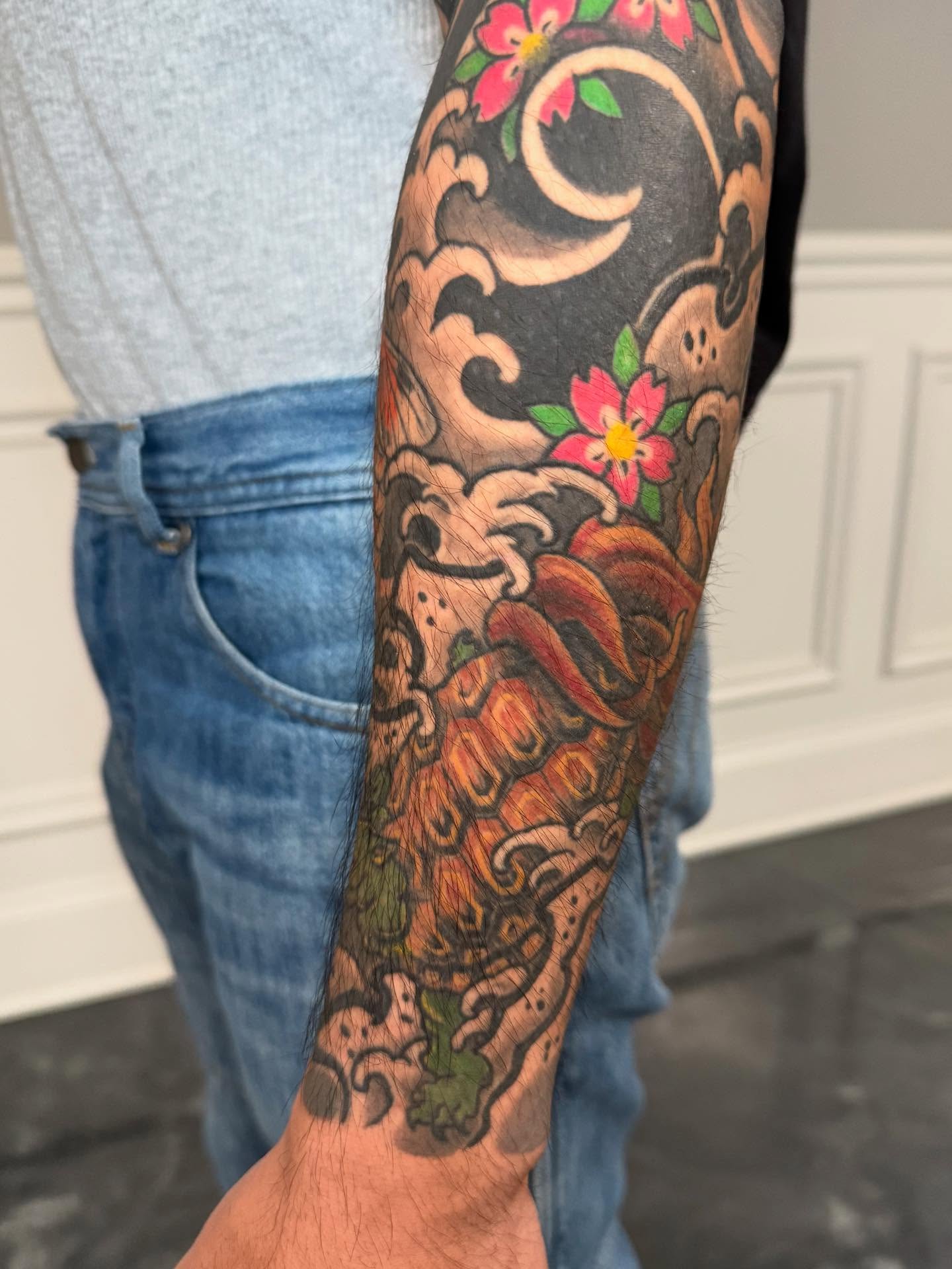 Tattoo by @mekong_lotus — japanese_irezumi