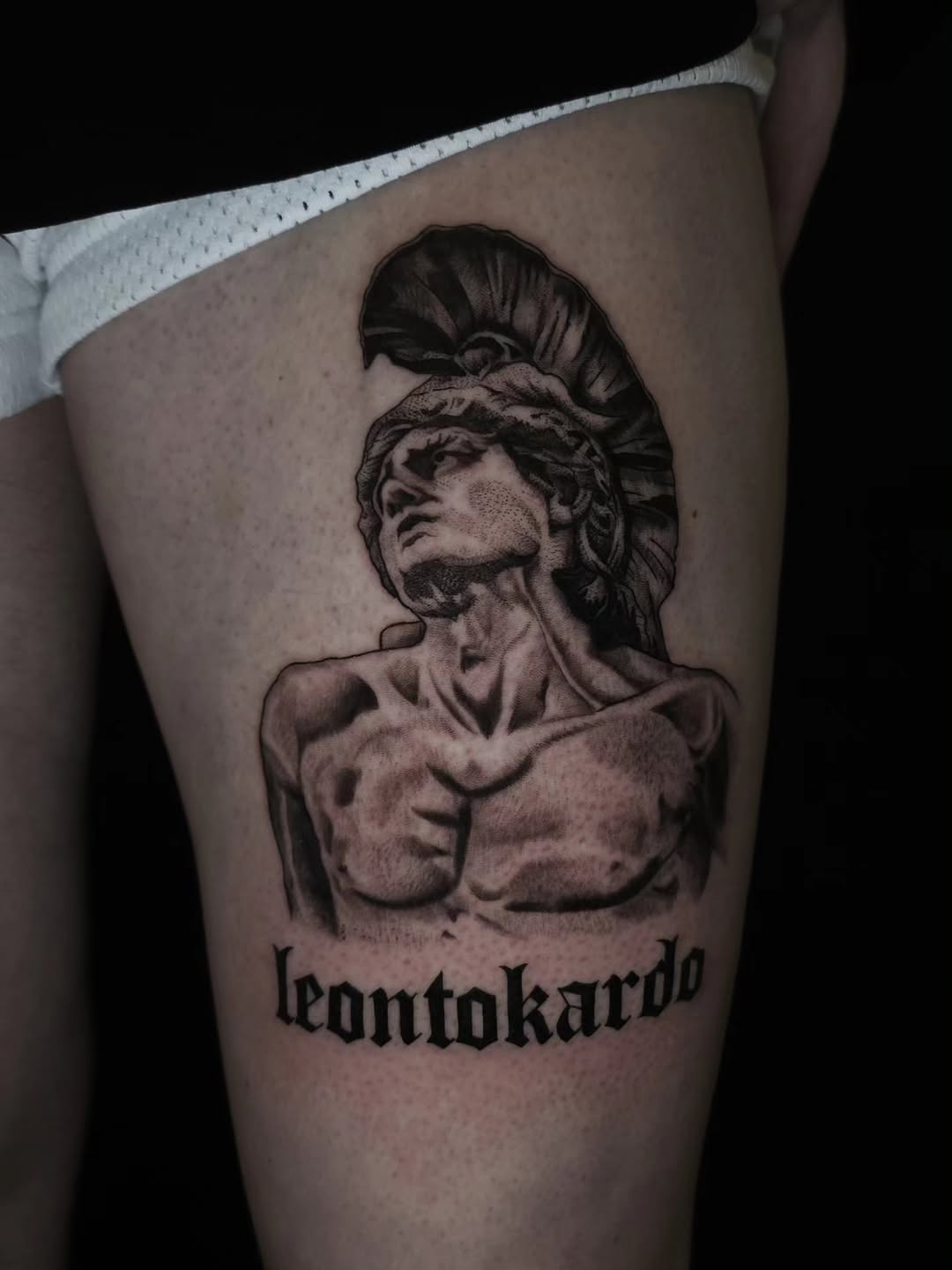 Tattoo by @ink_by_vi_tattoo — realism, lettering_script