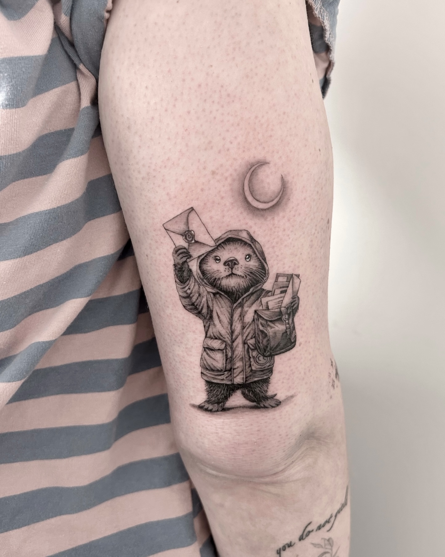 Tattoo by @jxrtattoos — realism, dotwork