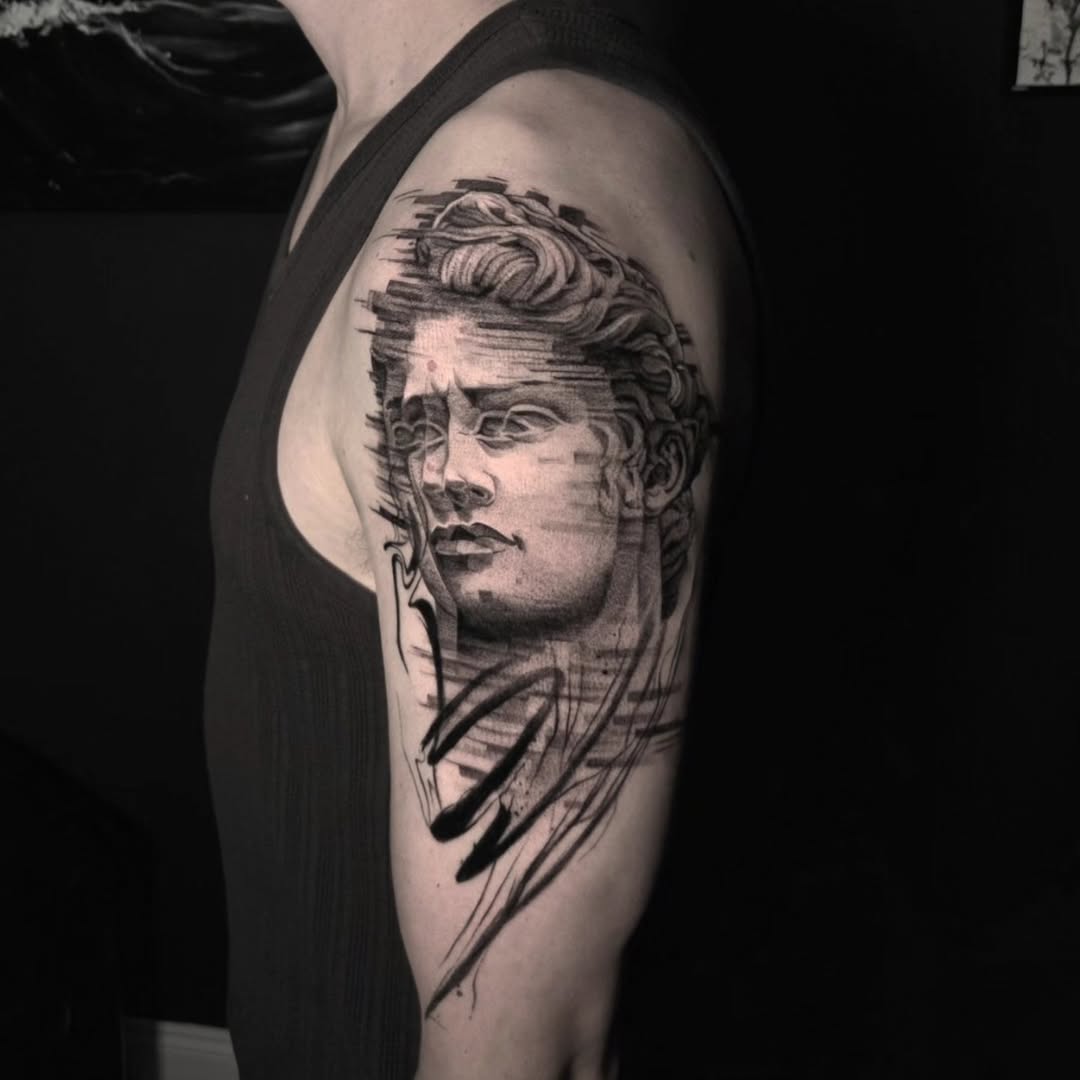 Tattoo by @kylejosephtattoo โ realism, blackwork