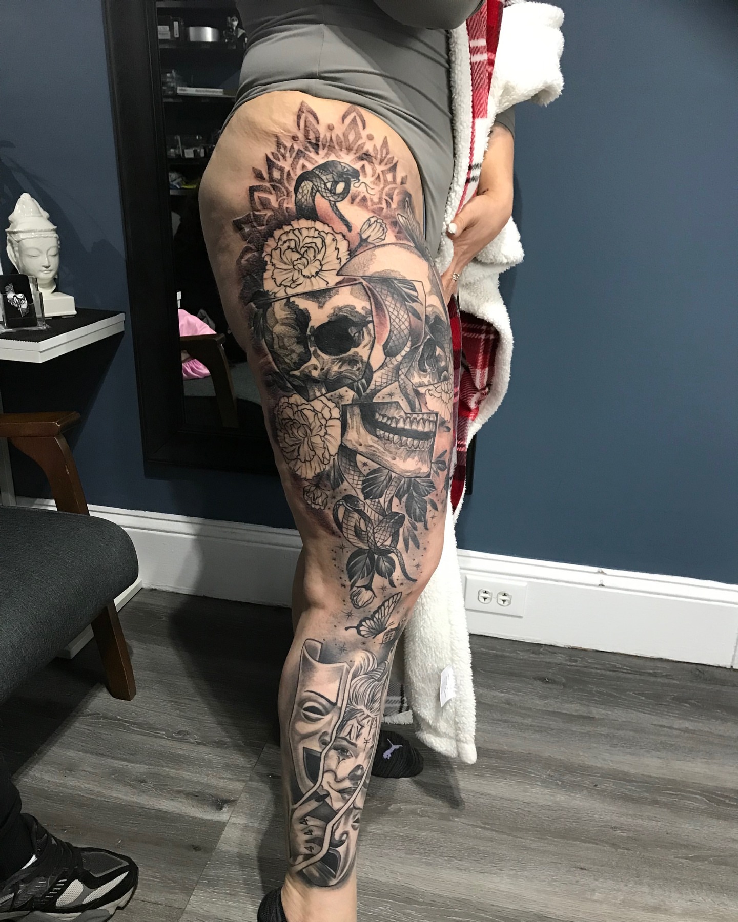 Tattoo by @gordochilitotattoos — black_and_grey, realism