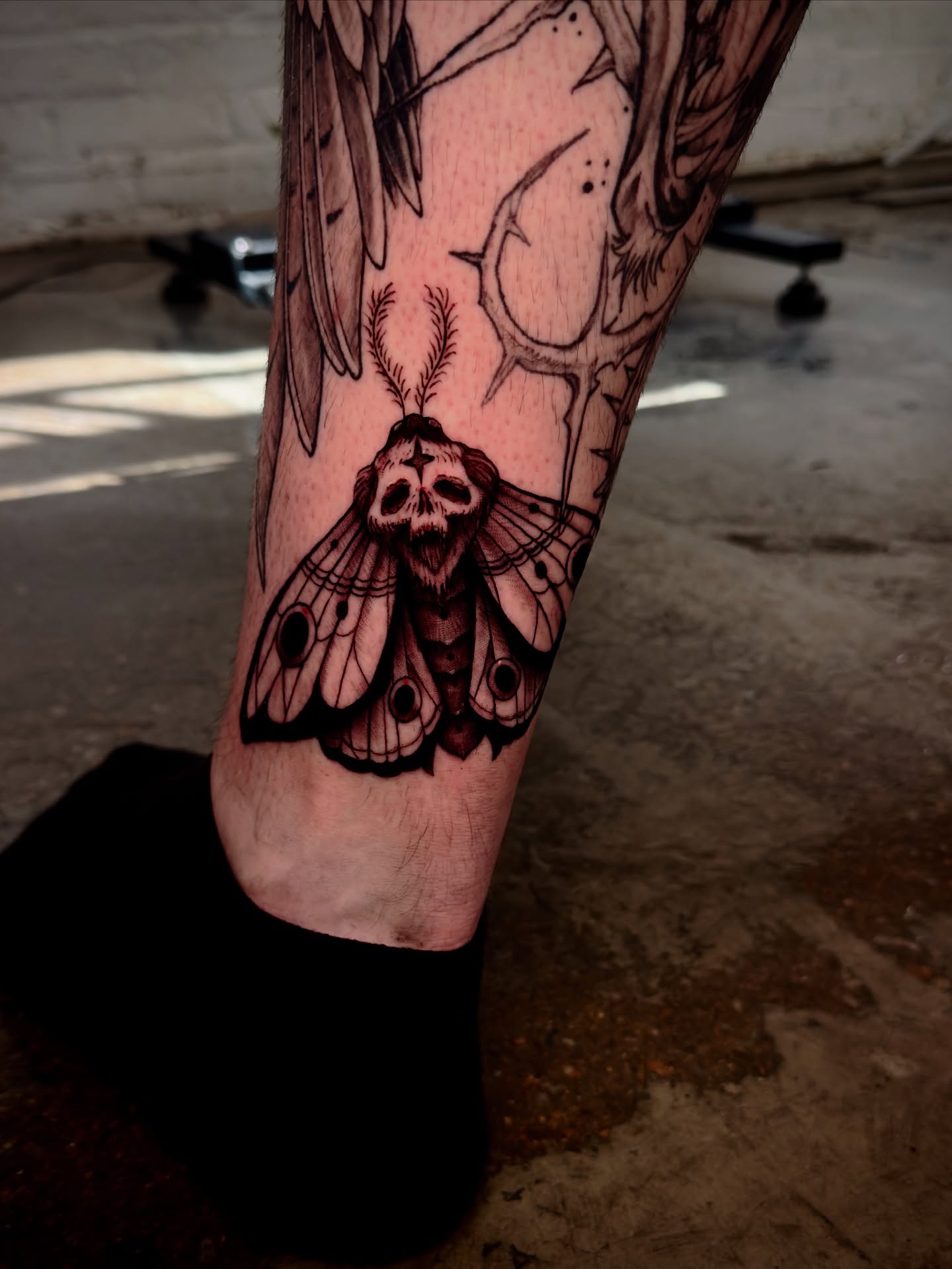 Tattoo by @brock_tattoos — black_and_grey