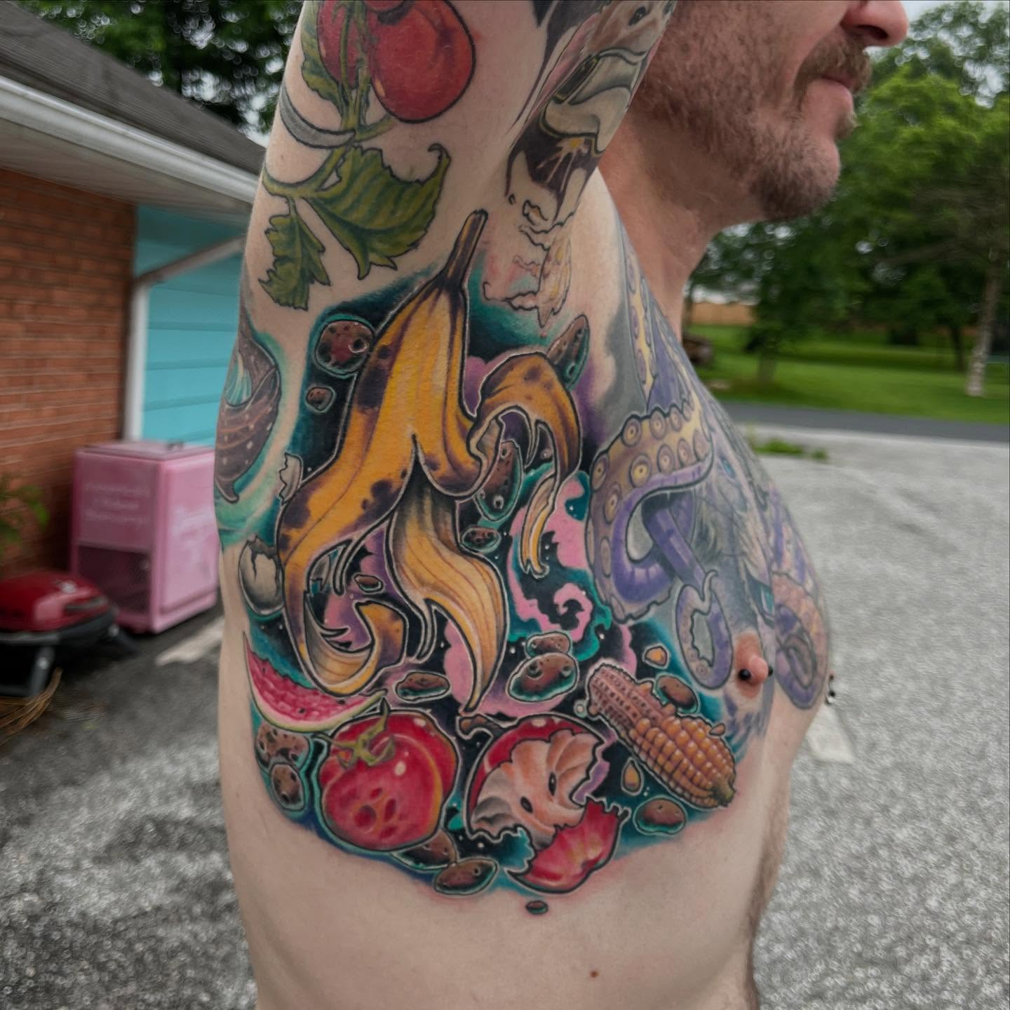 Tattoo by @scottyjstattoos — new_school, illustrative