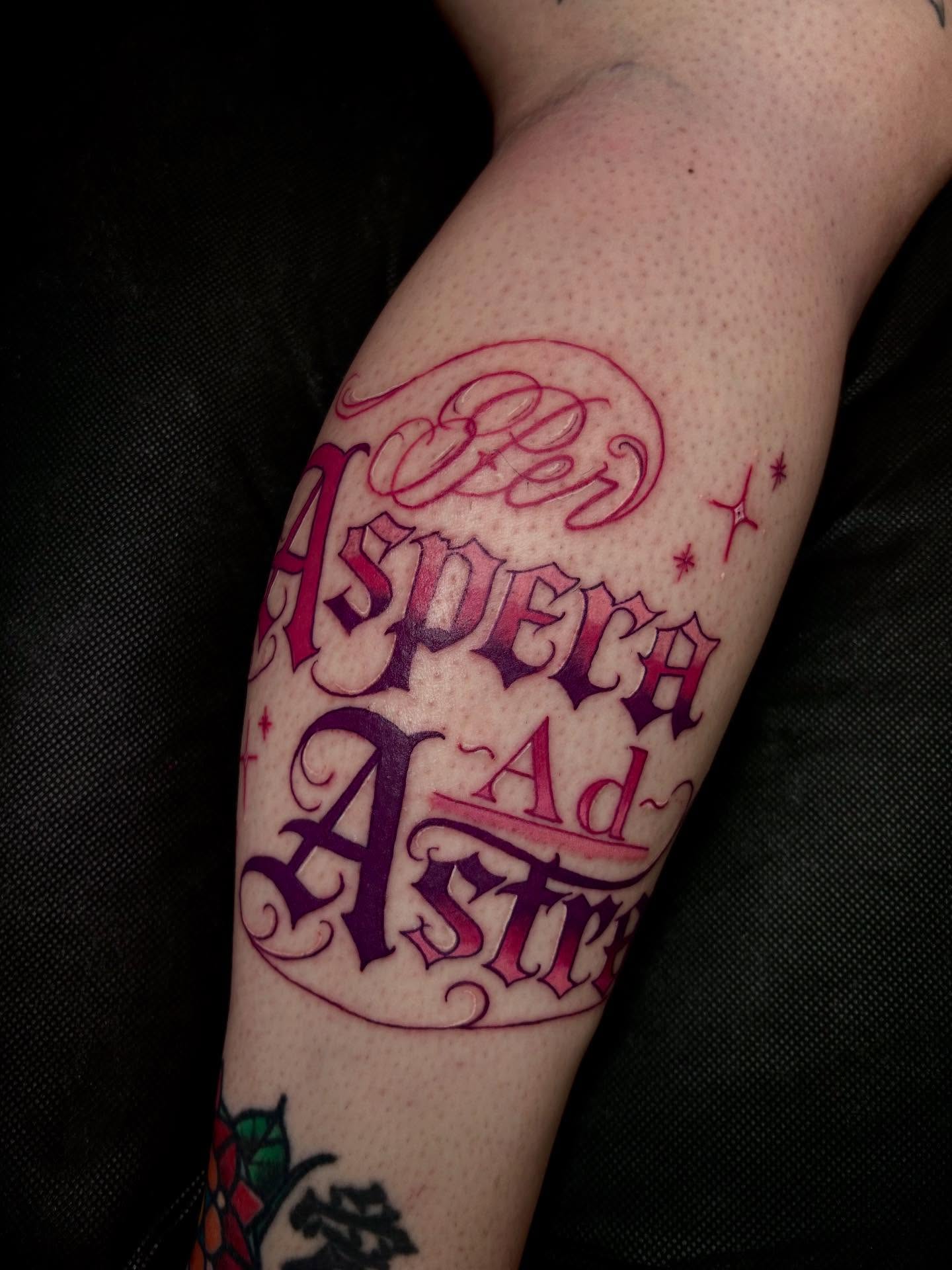 Tattoo by @justjellytattoos — lettering_script