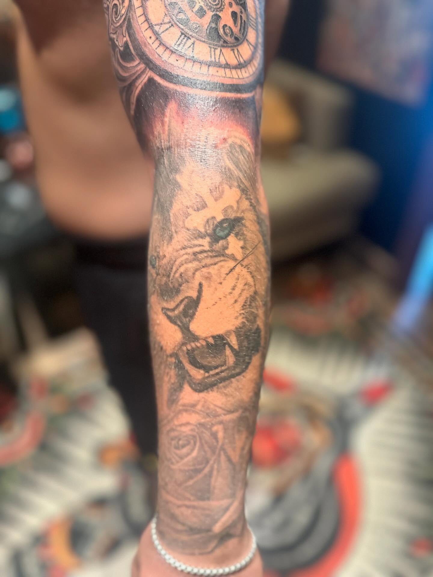 Tattoo by @baomtl — black_and_grey, realism