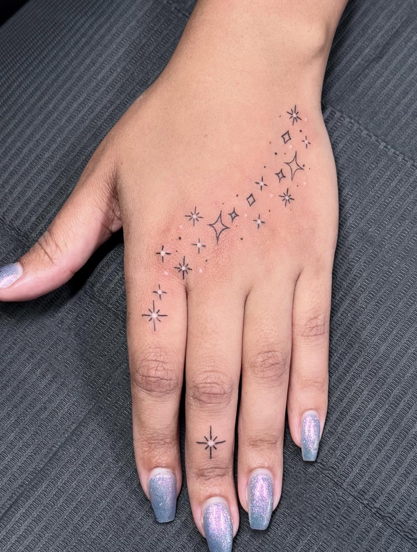 Tattoo by @hardcore.crybaby — dotwork