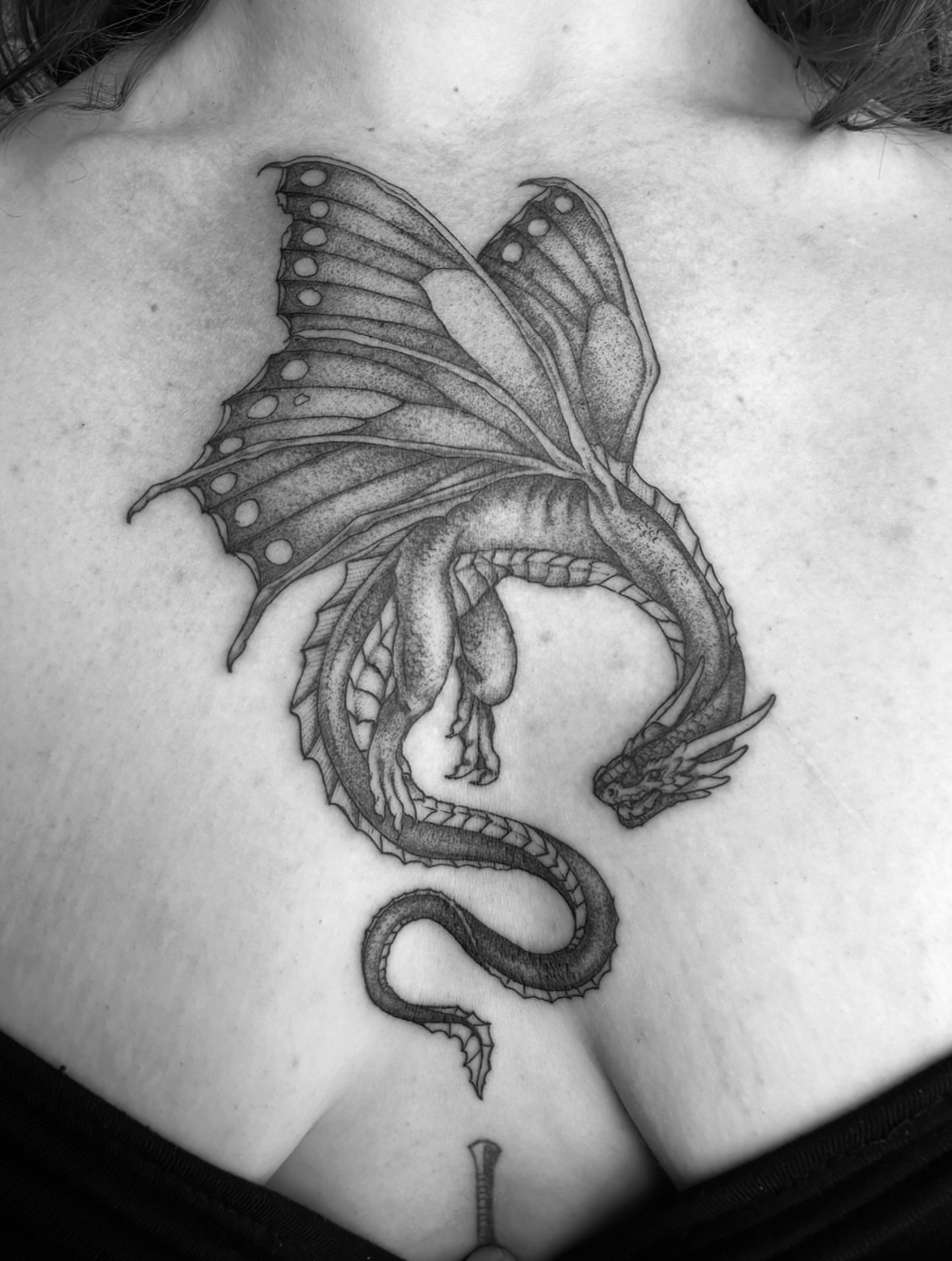 Tattoo by @alexbrooke — dotwork, realism
