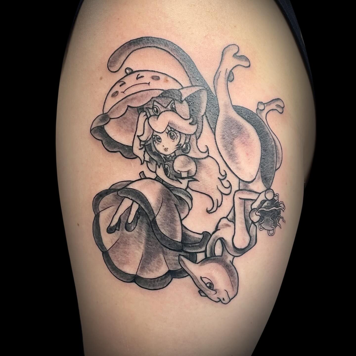 Tattoo by @ratqueentattoo — black_and_grey