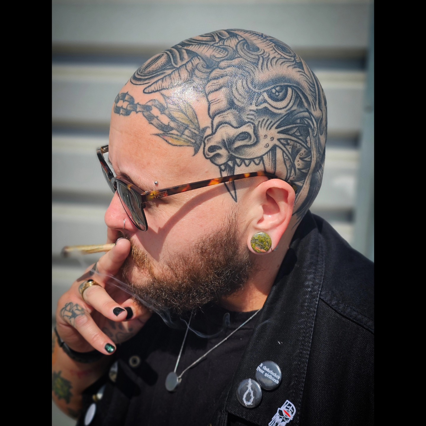 Tattoo by @doveandtoad — black_and_grey