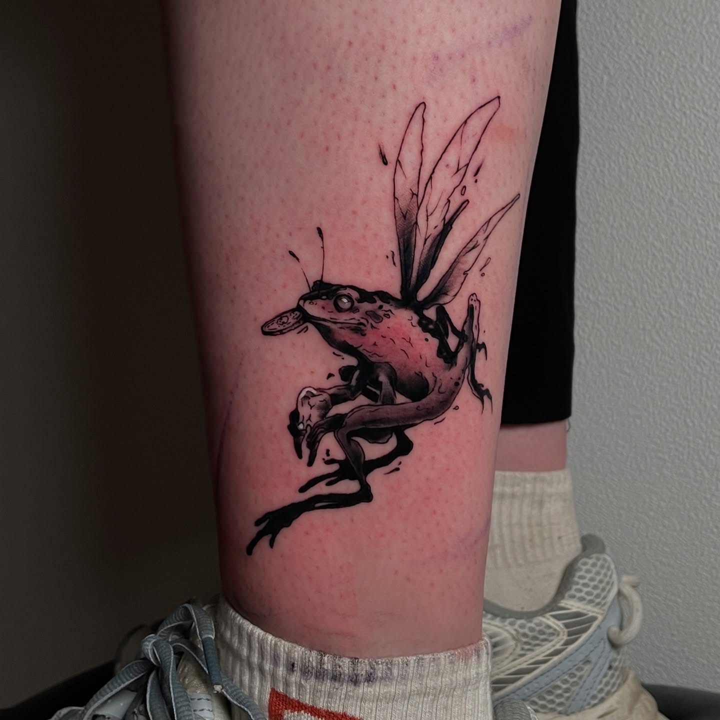 Tattoo by @mklvayne.tattoos — black_and_grey