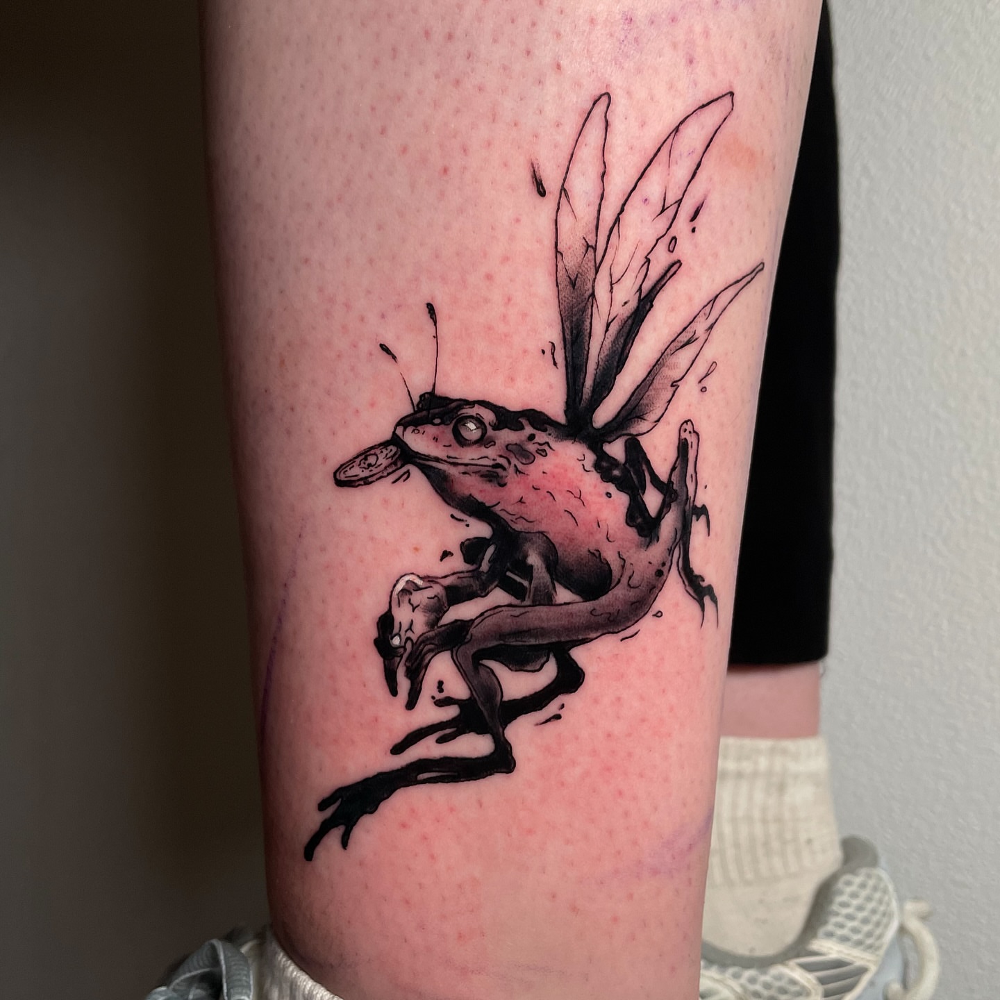 Tattoo by @mklvayne.tattoos — black_and_grey