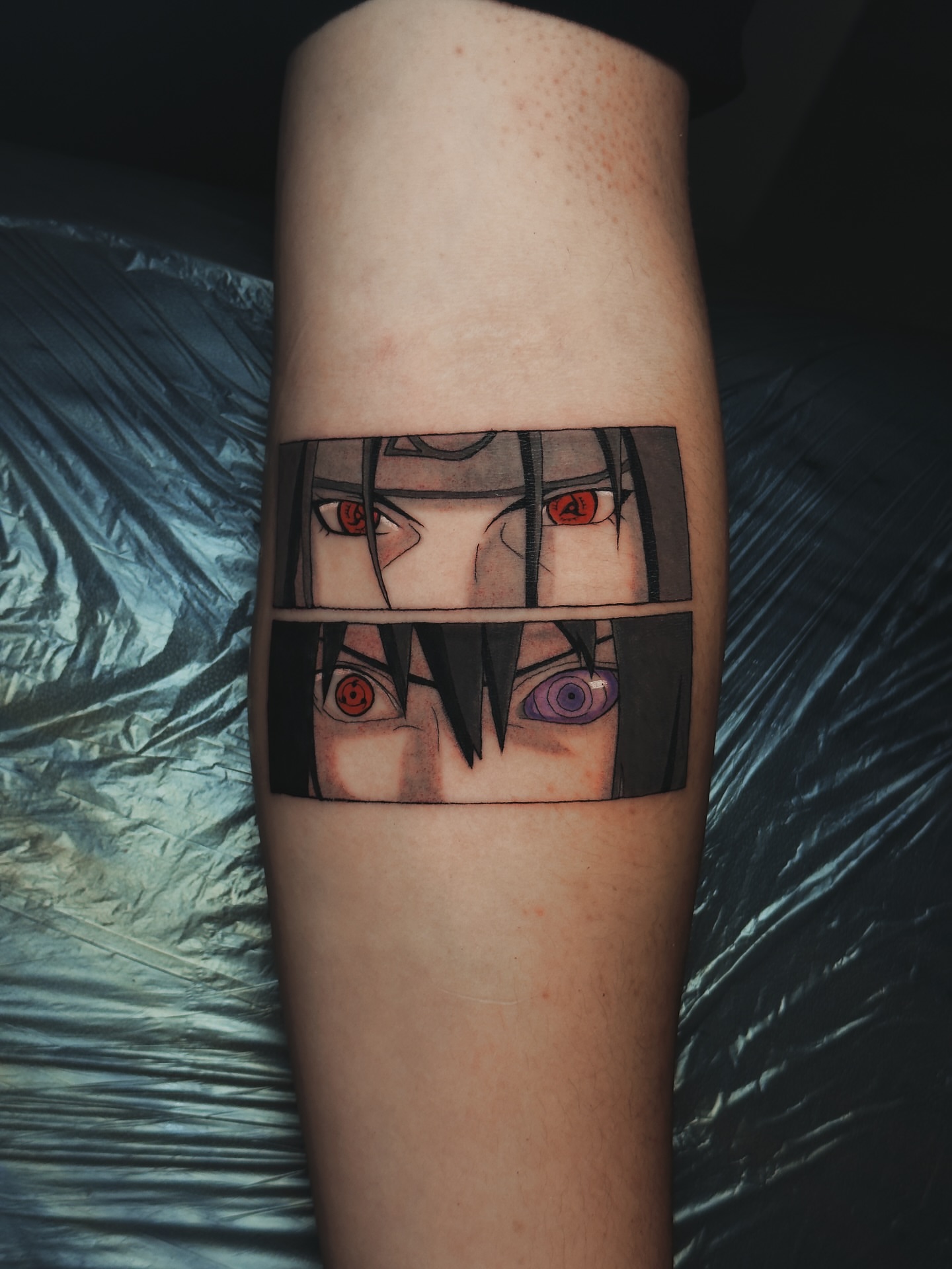 Tattoo by @umbra.inks — anime