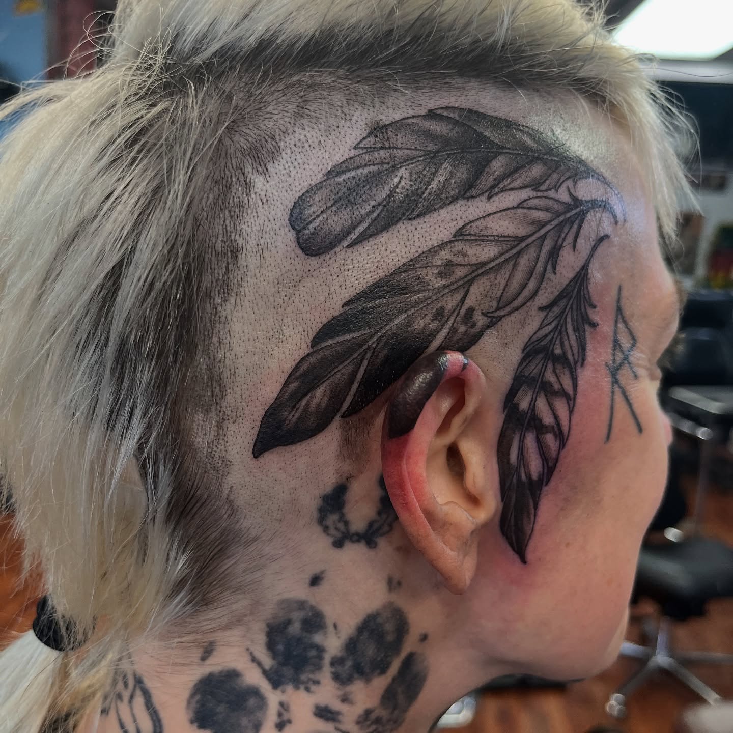 Tattoo by @caitoscreations — black_and_grey