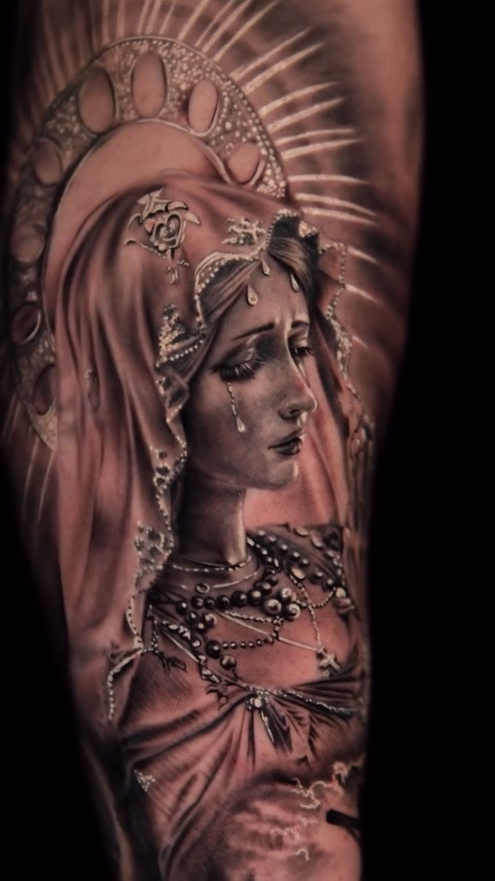 Tattoo by @josystatworld — black_and_grey, realism