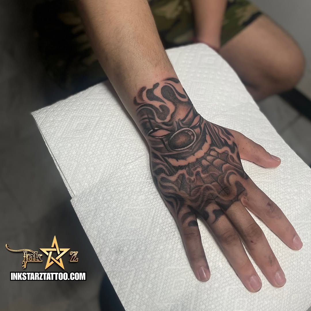 Tattoo by @inkstar — black_and_grey, realism
