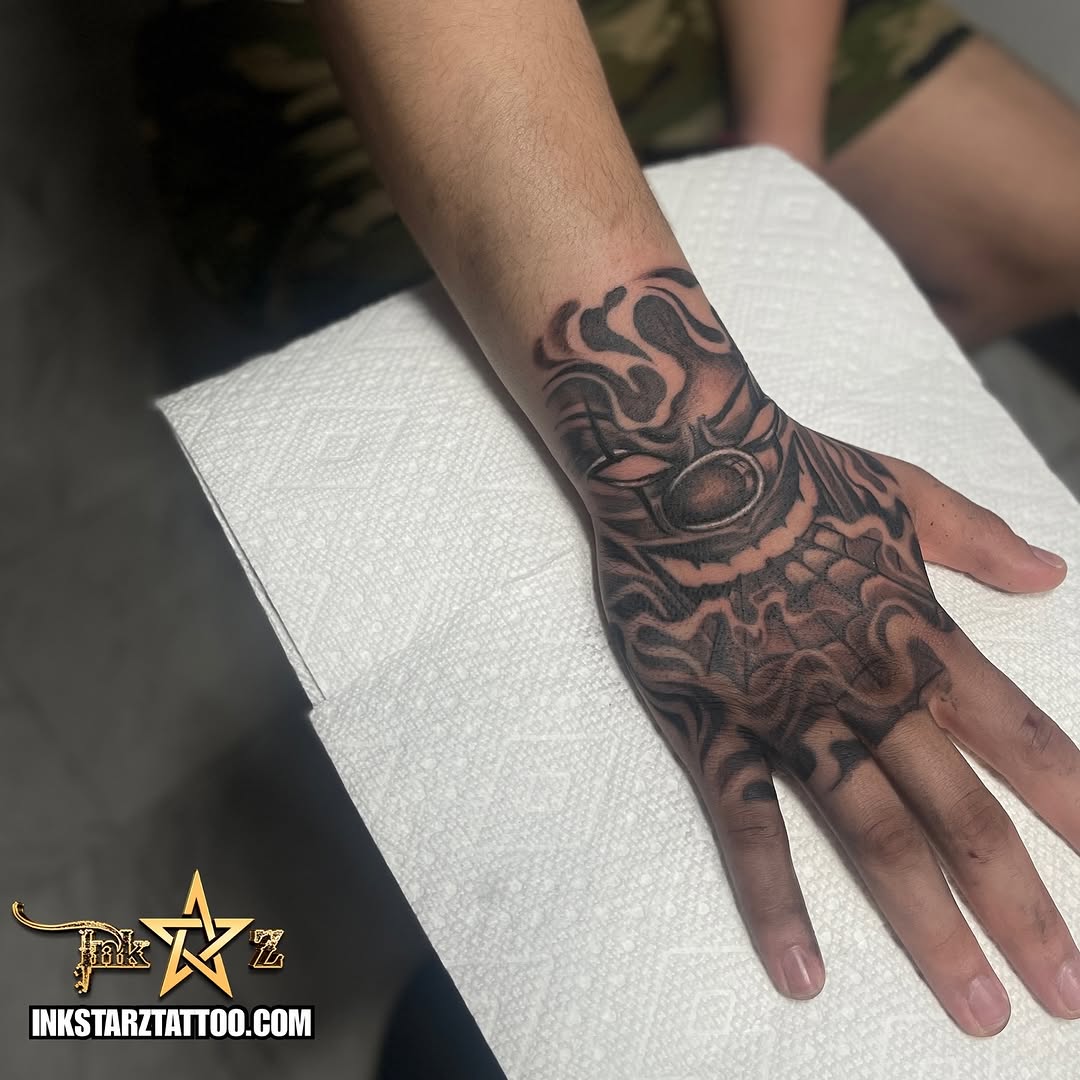 Tattoo by @inkstar — black_and_grey, realism