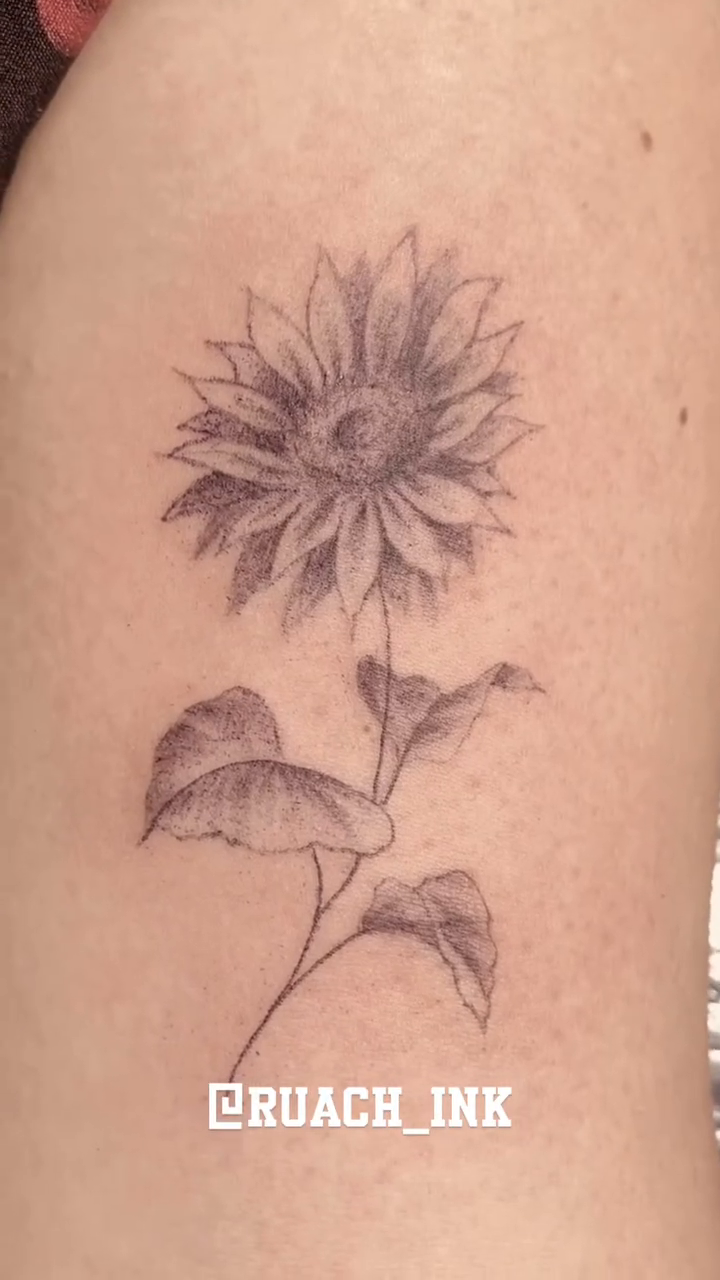 Tattoo by @ruach_ink — fine_line, black_and_grey