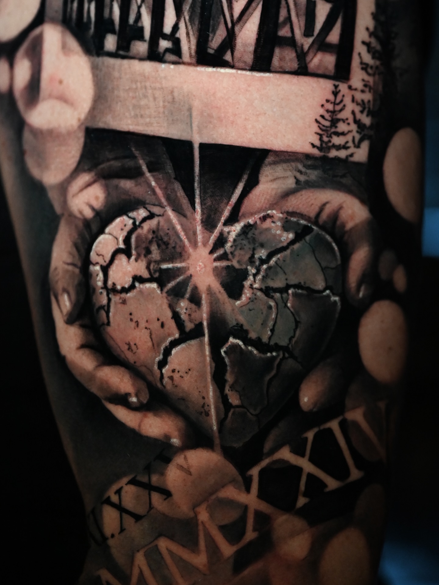 Tattoo by @sue_monsta — dark_realism, geometric