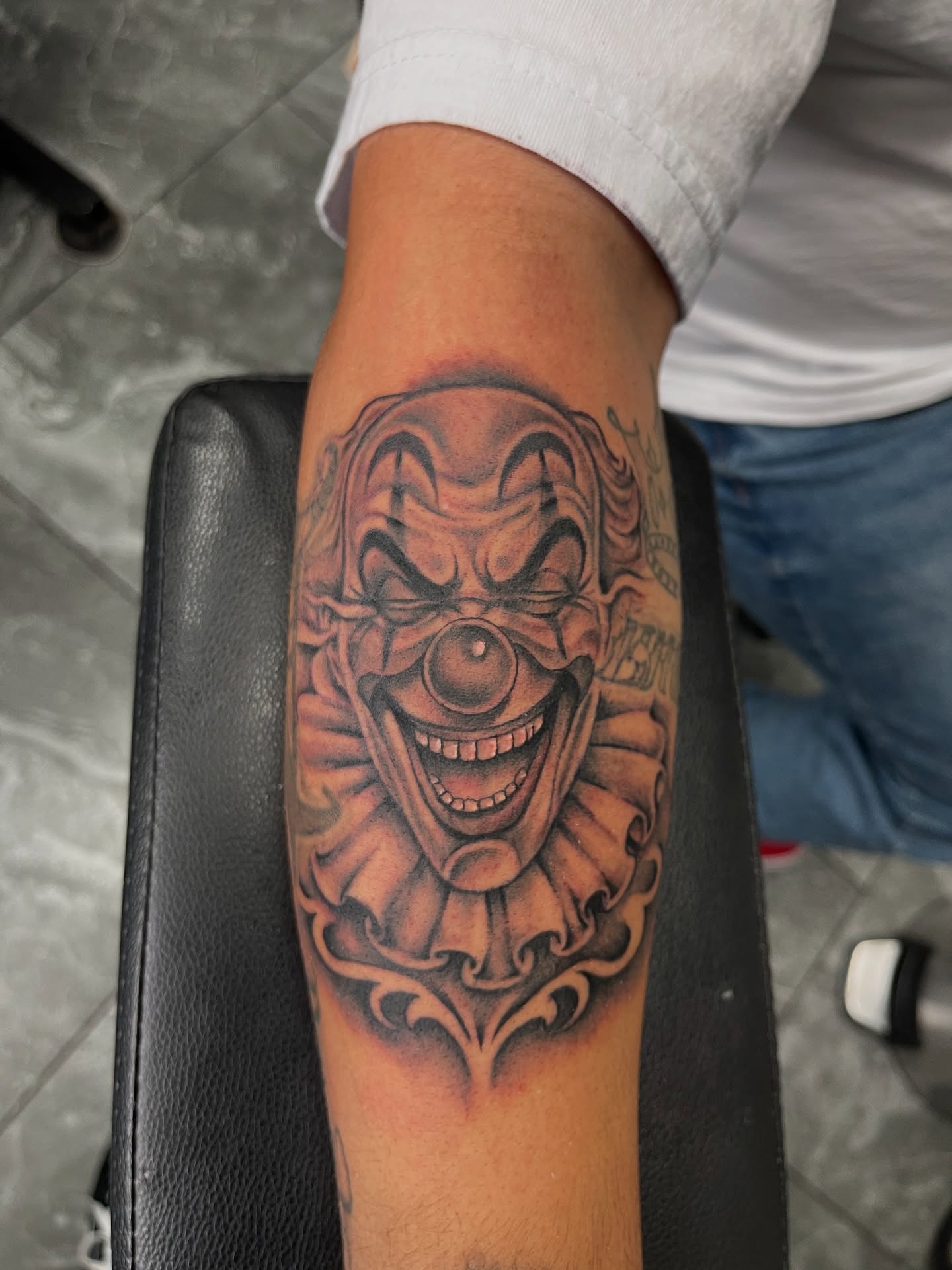 Tattoo by @tattoosbymyles — chicano, black_and_grey