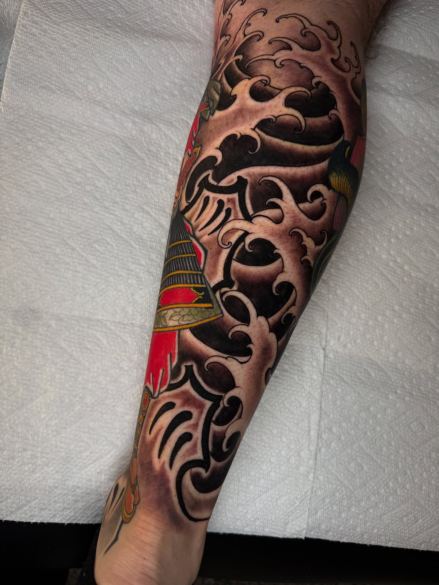 Tattoo by @travisbrown918 โ japanese_irezumi, black_and_grey