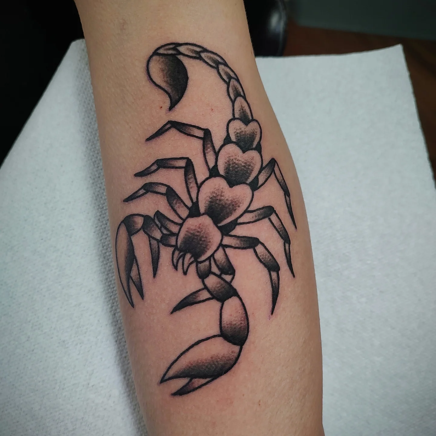 Tattoo by @hopelesstattoos — black_and_grey