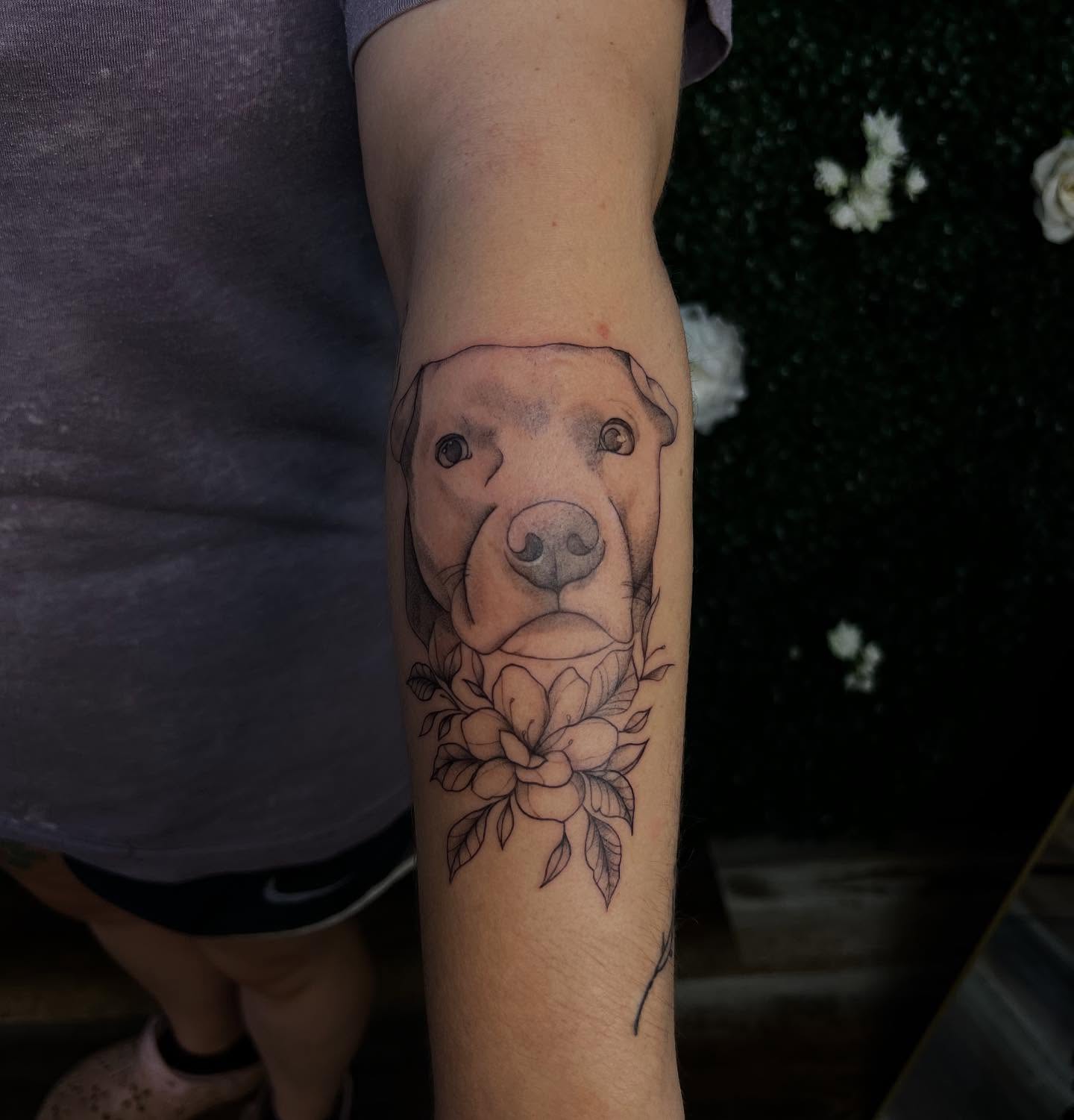 Tattoo by @izzyinktattoos_ — realism, black_and_grey