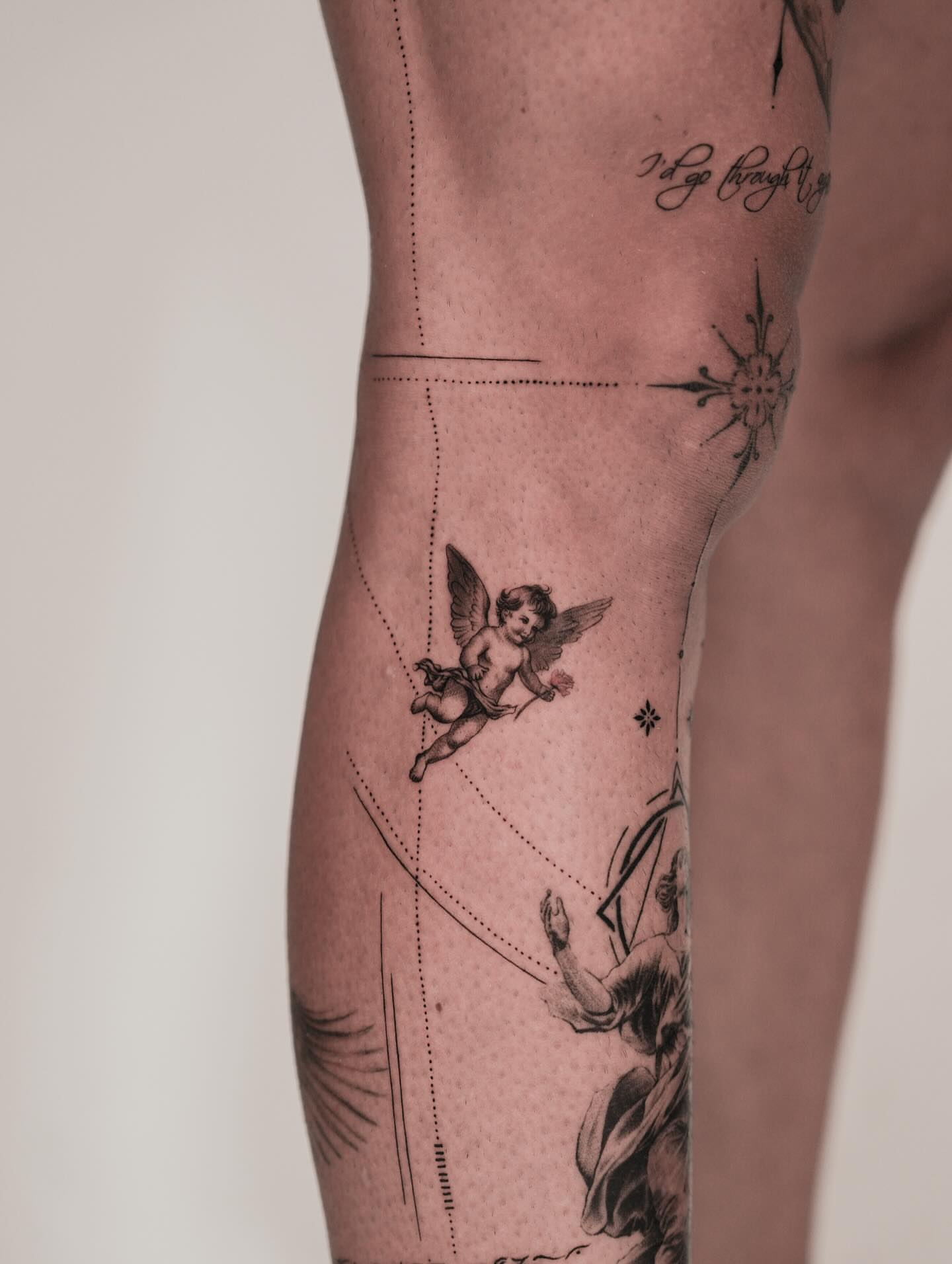 Tattoo by @jz_inker — black_and_grey