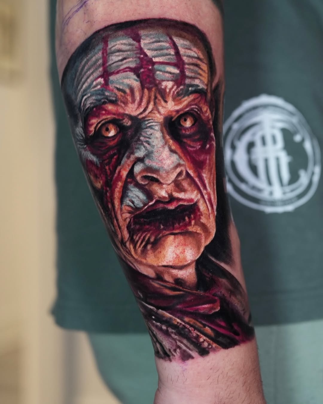 Tattoo work at Virginia Beach Tattoo Festival 2026