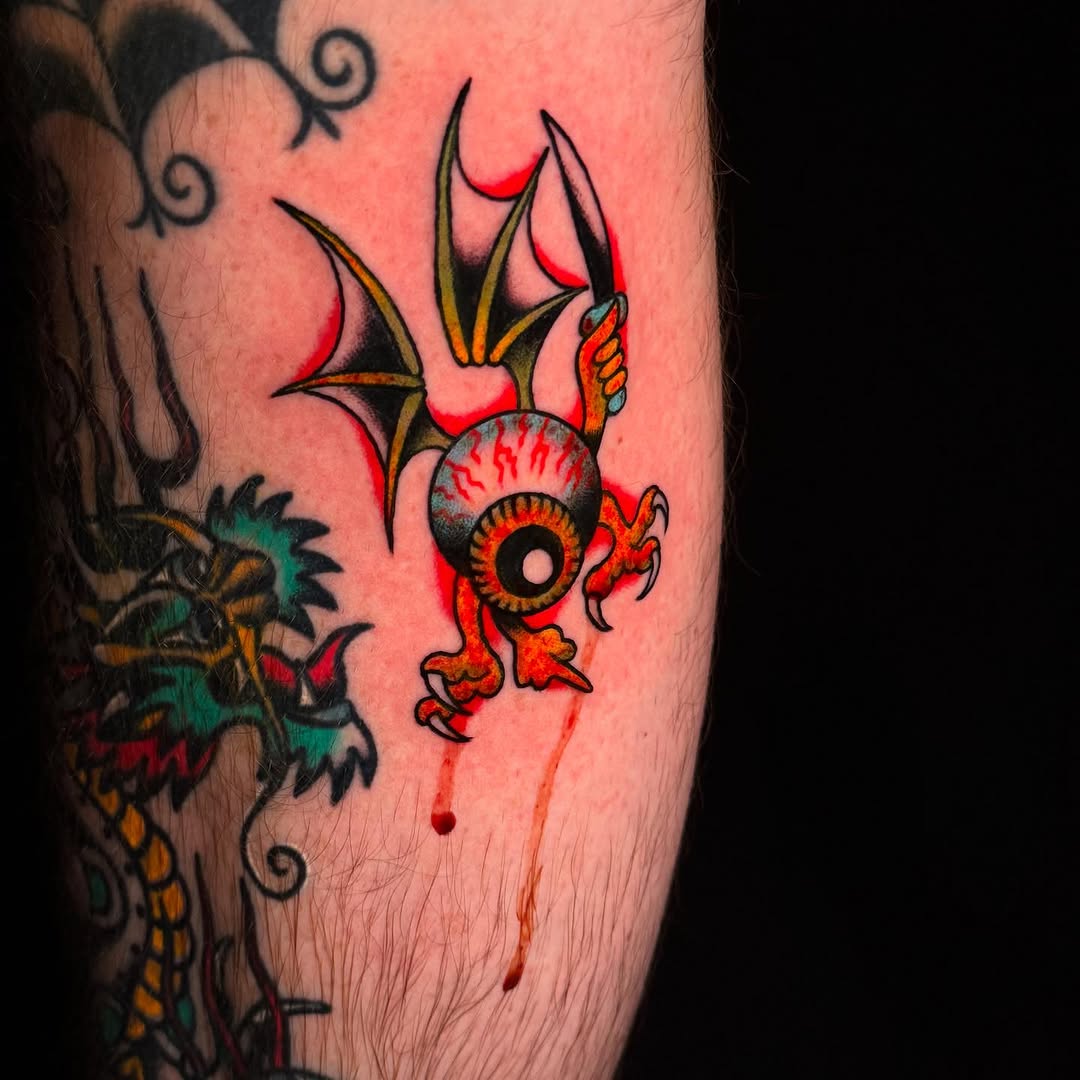 Tattoo by @freezedriedrainbow โ american_traditional