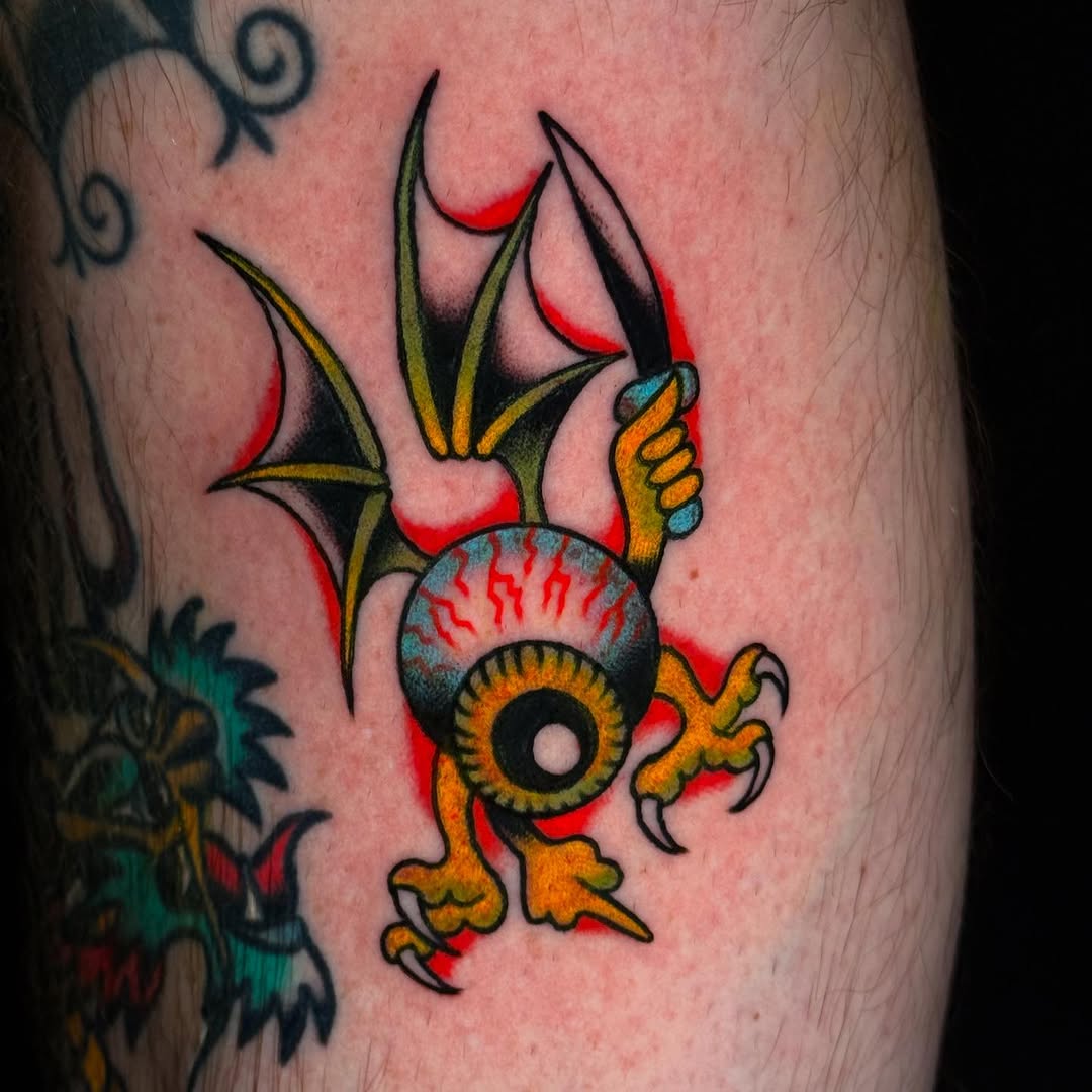 Tattoo by @freezedriedrainbow โ american_traditional