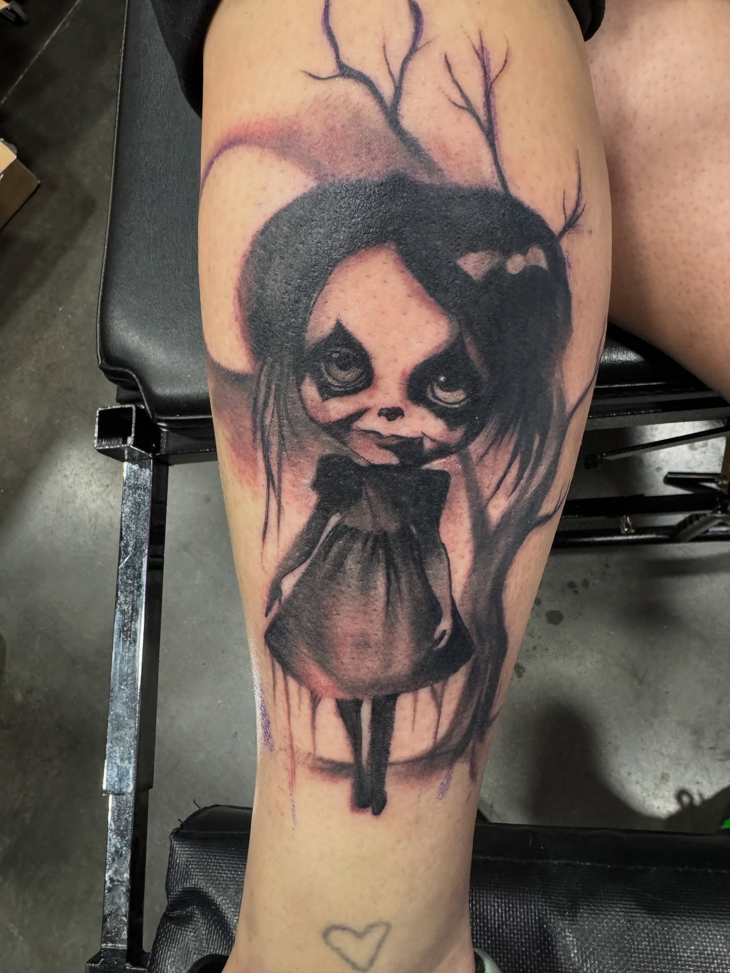 Tattoo by @garrettrautio โ dark_realism