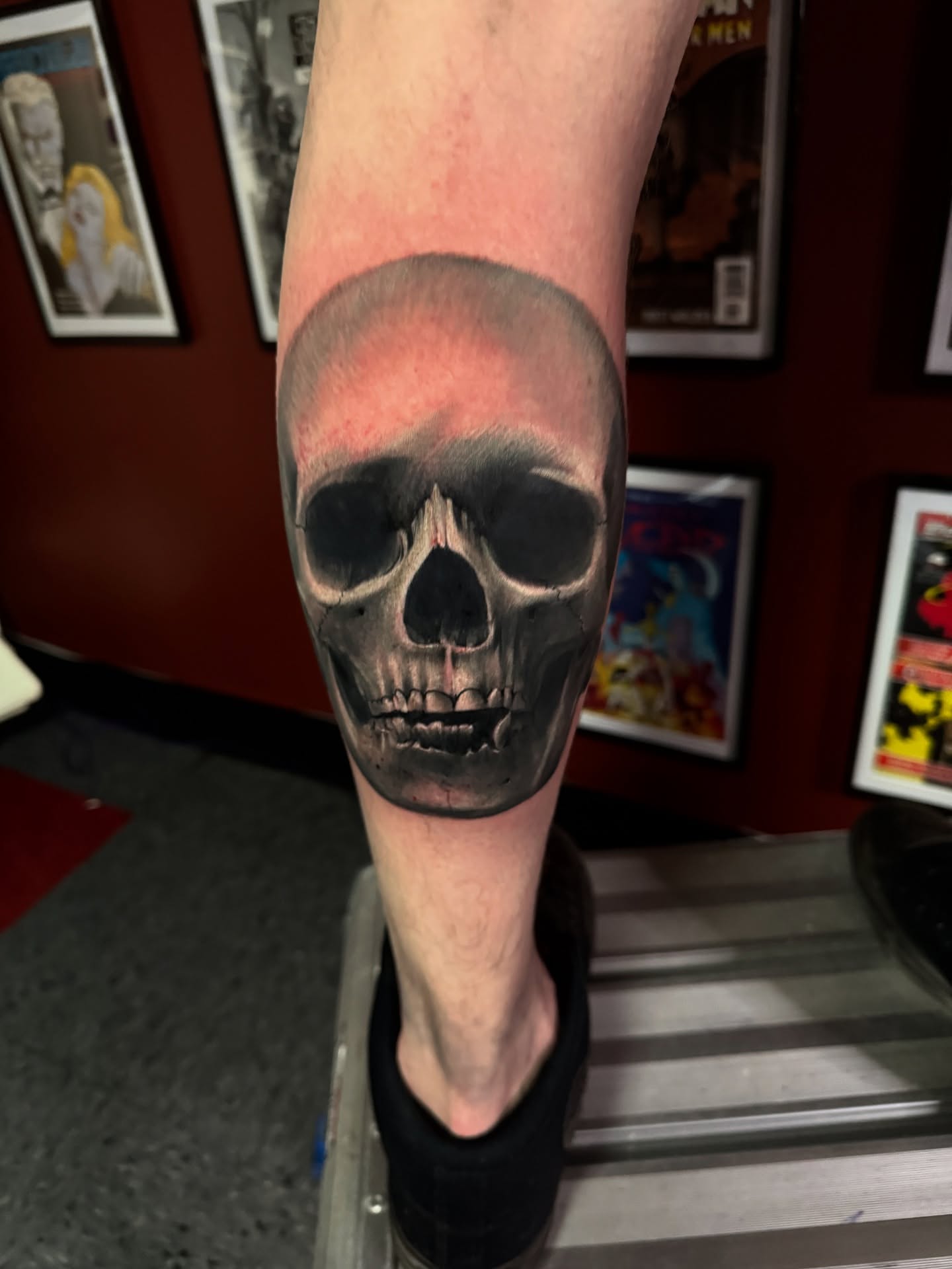 Tattoo by @garrettrautio โ realism, dark_realism
