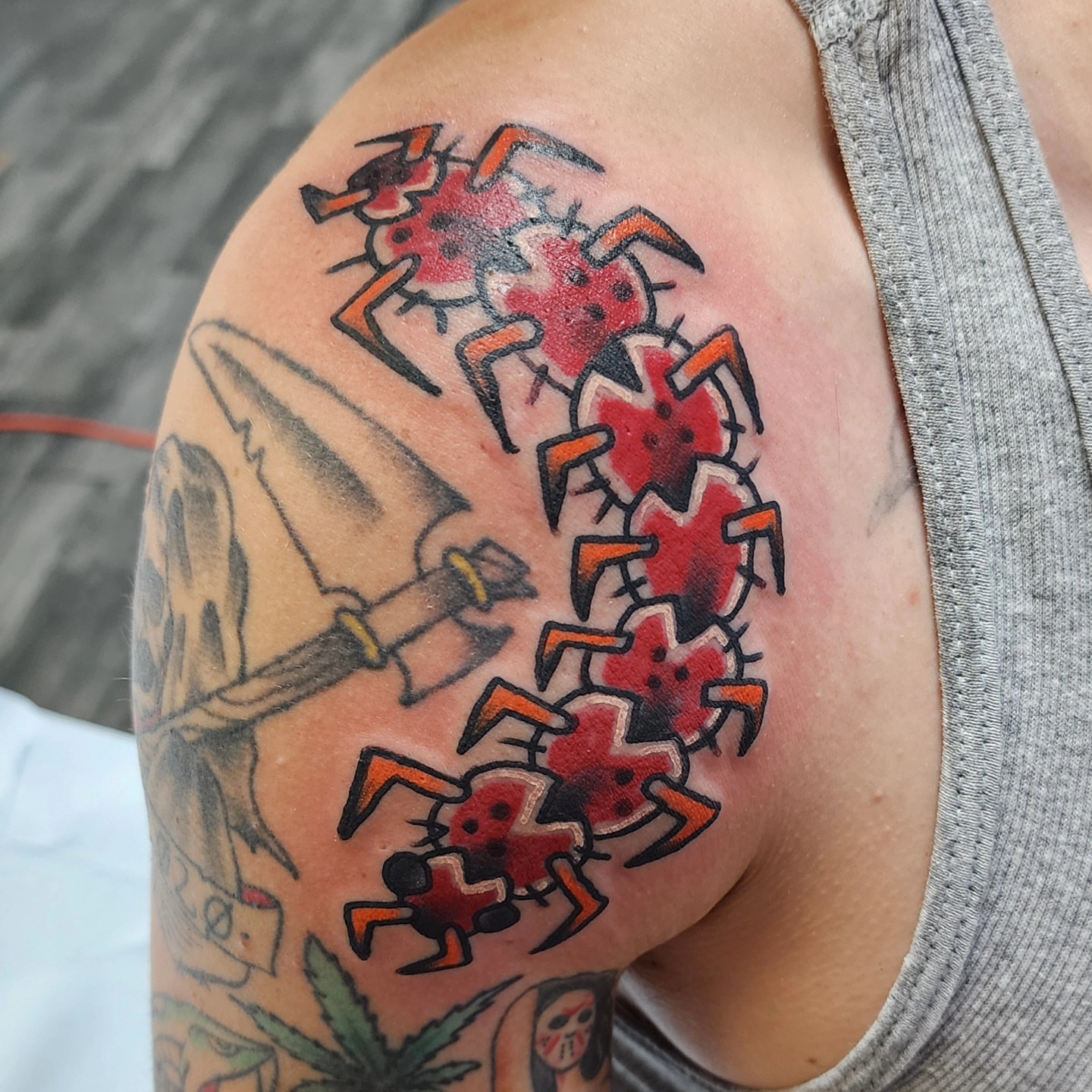 Tattoo by @eddiesteffan — trash_polka