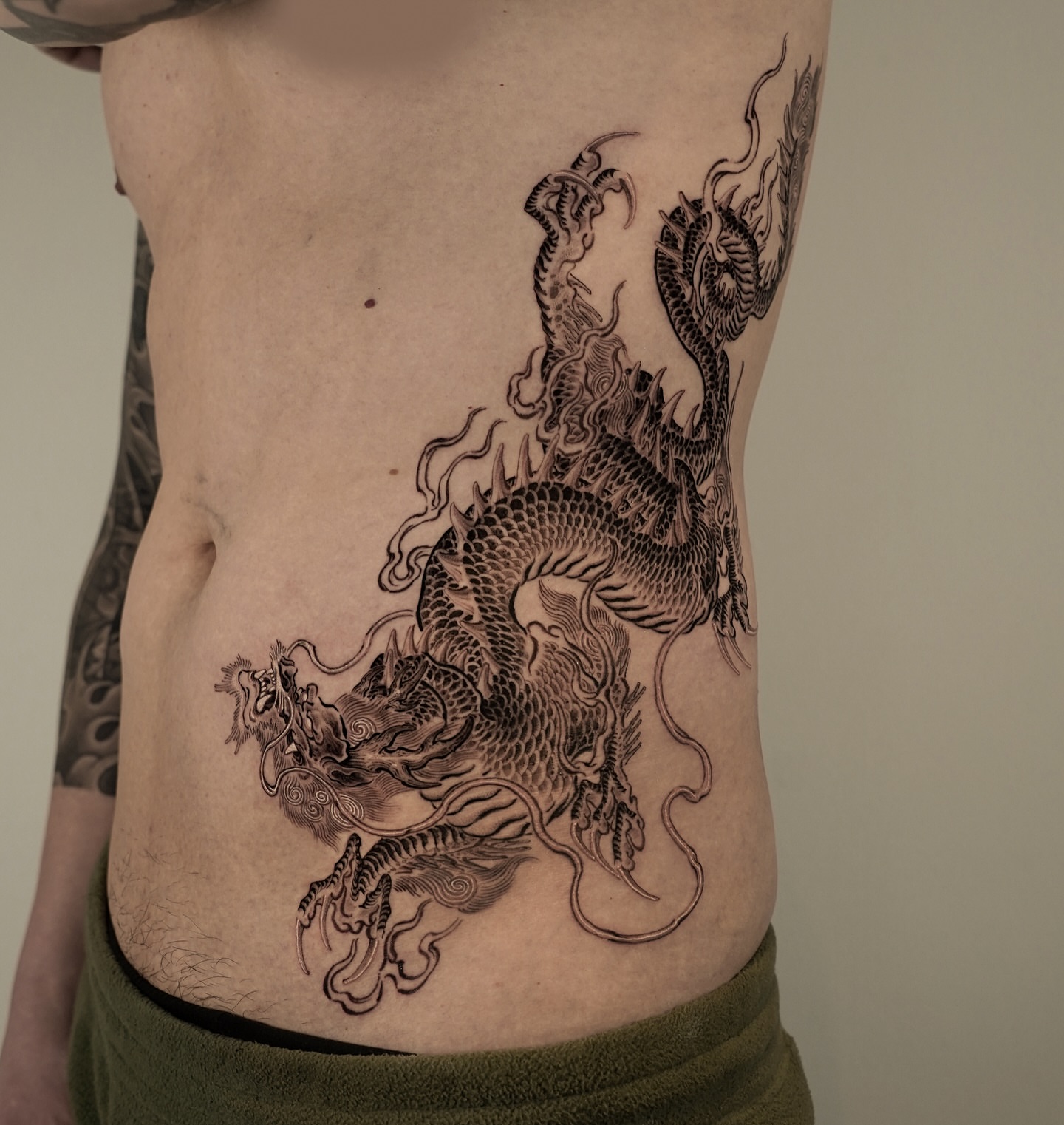 Tattoo by @think_tatt — black_and_grey