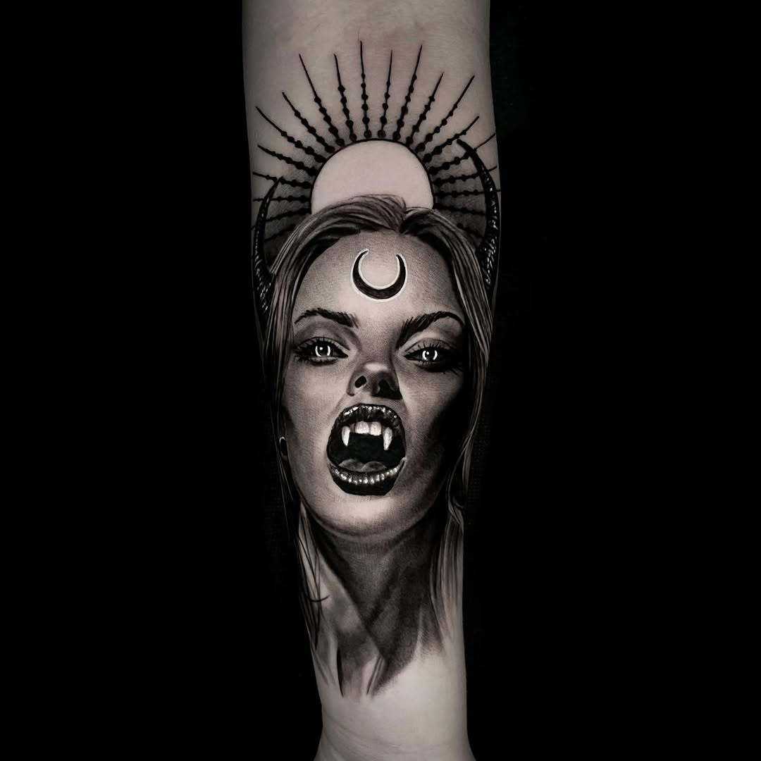 Tattoo by @nickjonestattoos — realism, dark_realism