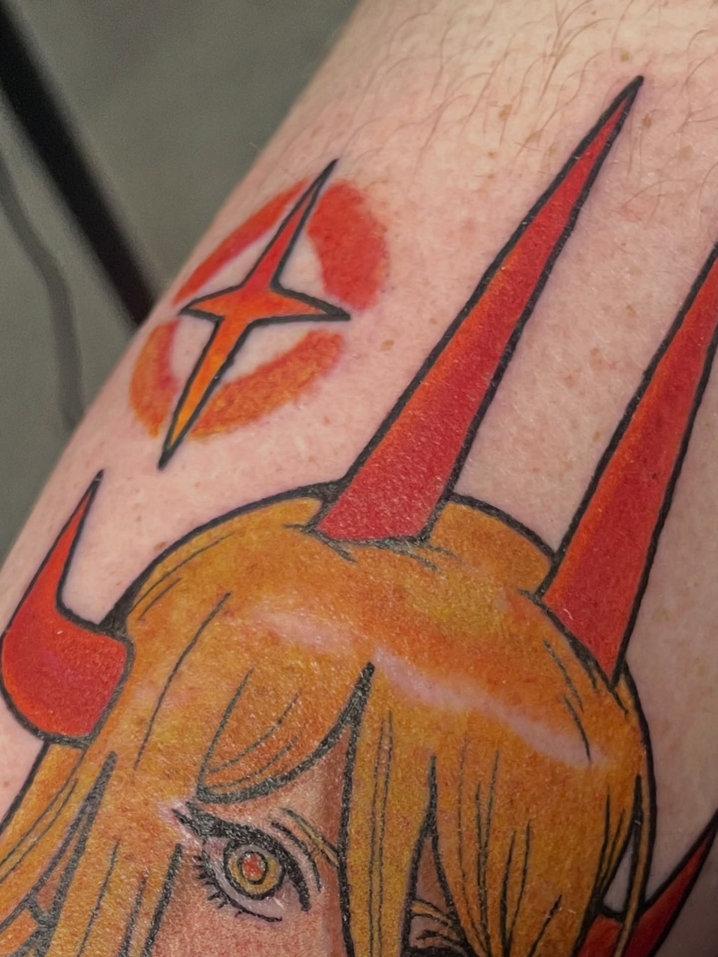 Tattoo by @hhaylayy — anime