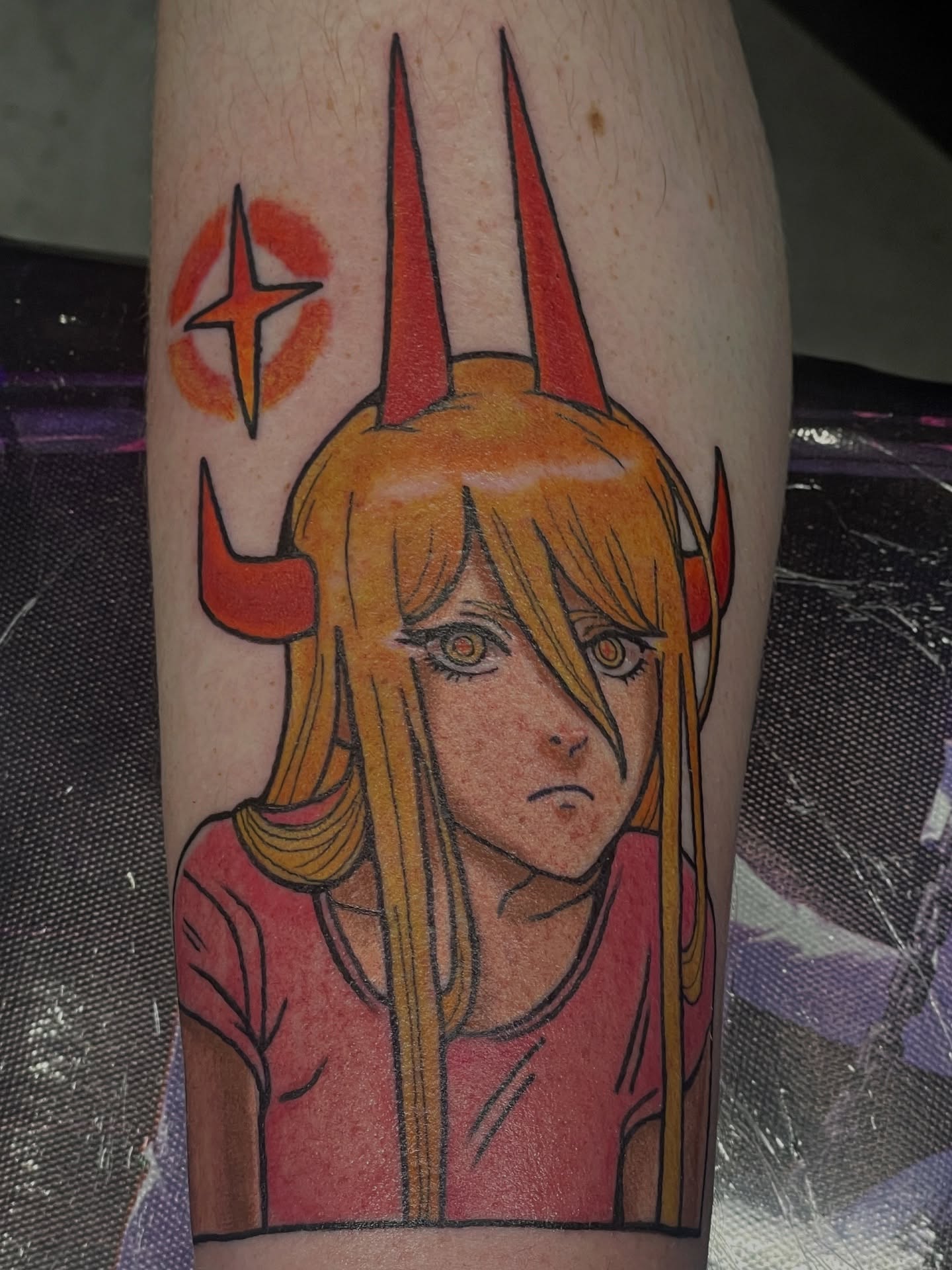 Tattoo by @hhaylayy — anime