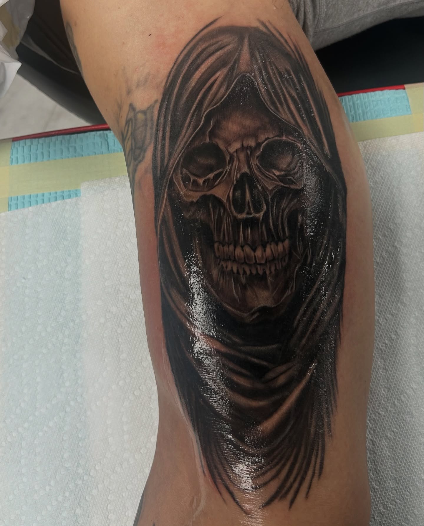 Tattoo by @deadgirltatting — realism, dark_realism