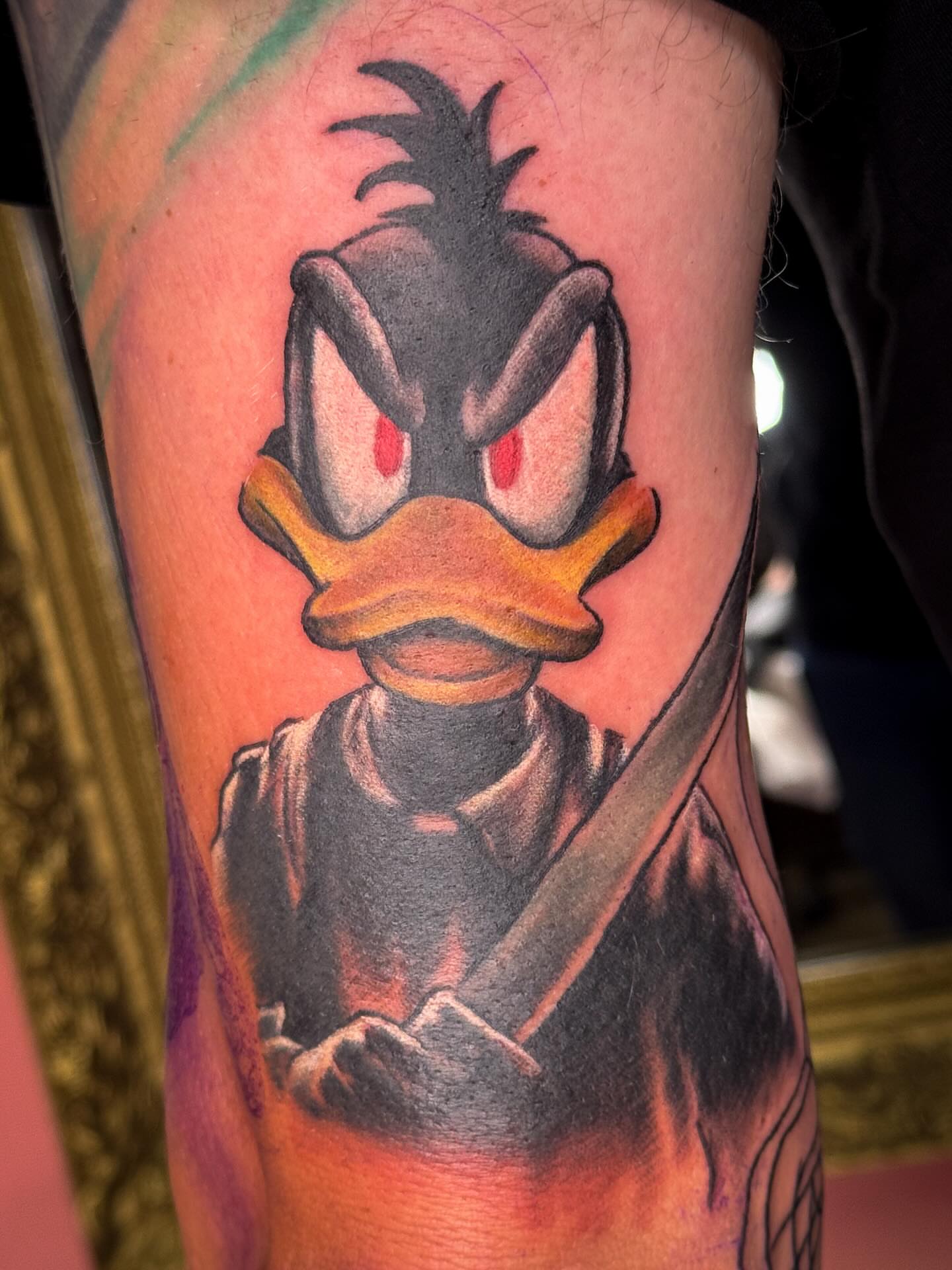 Tattoo by @aarondoestattoos — realism