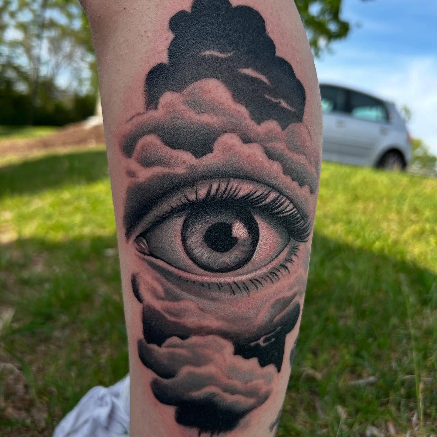 Eye realism tattoo on the forearm by Josh Williams, Chattanooga, Tennessee