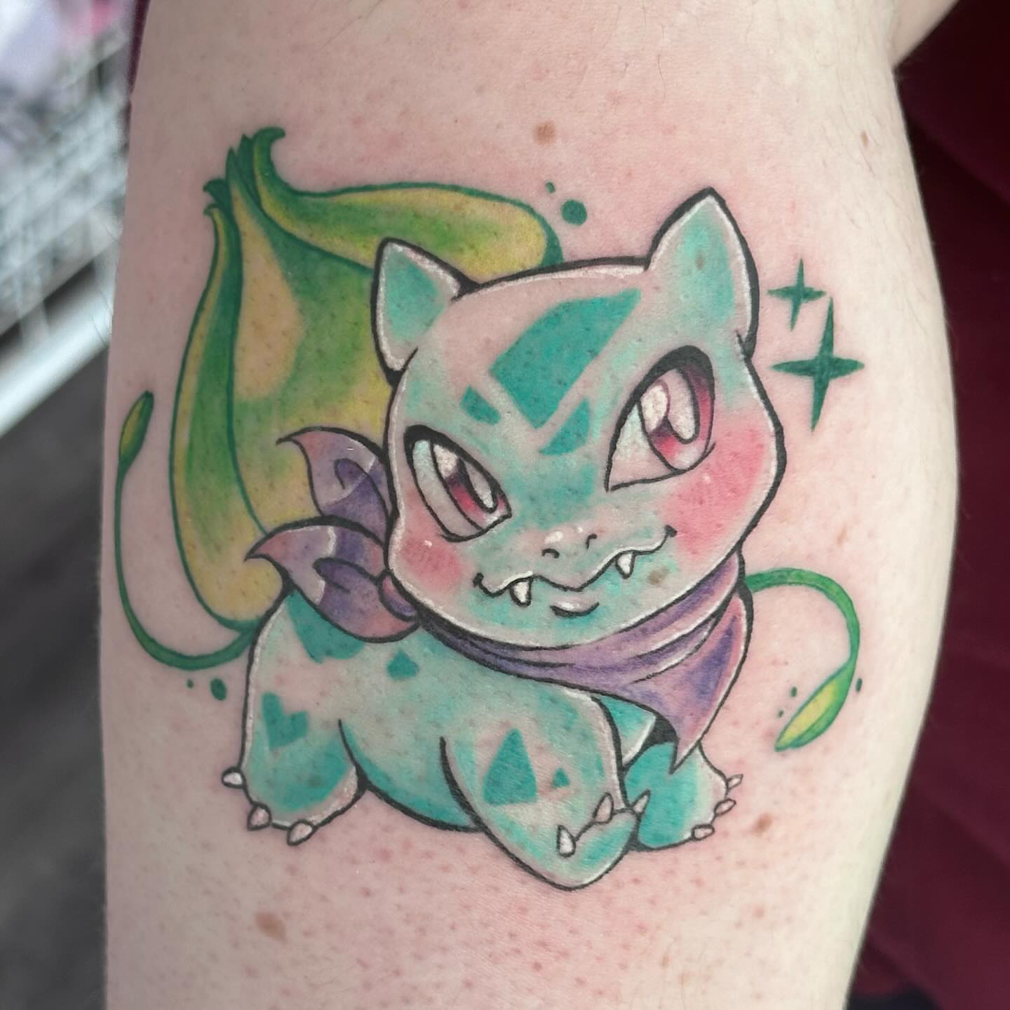 Tattoo by @pinbug — watercolor