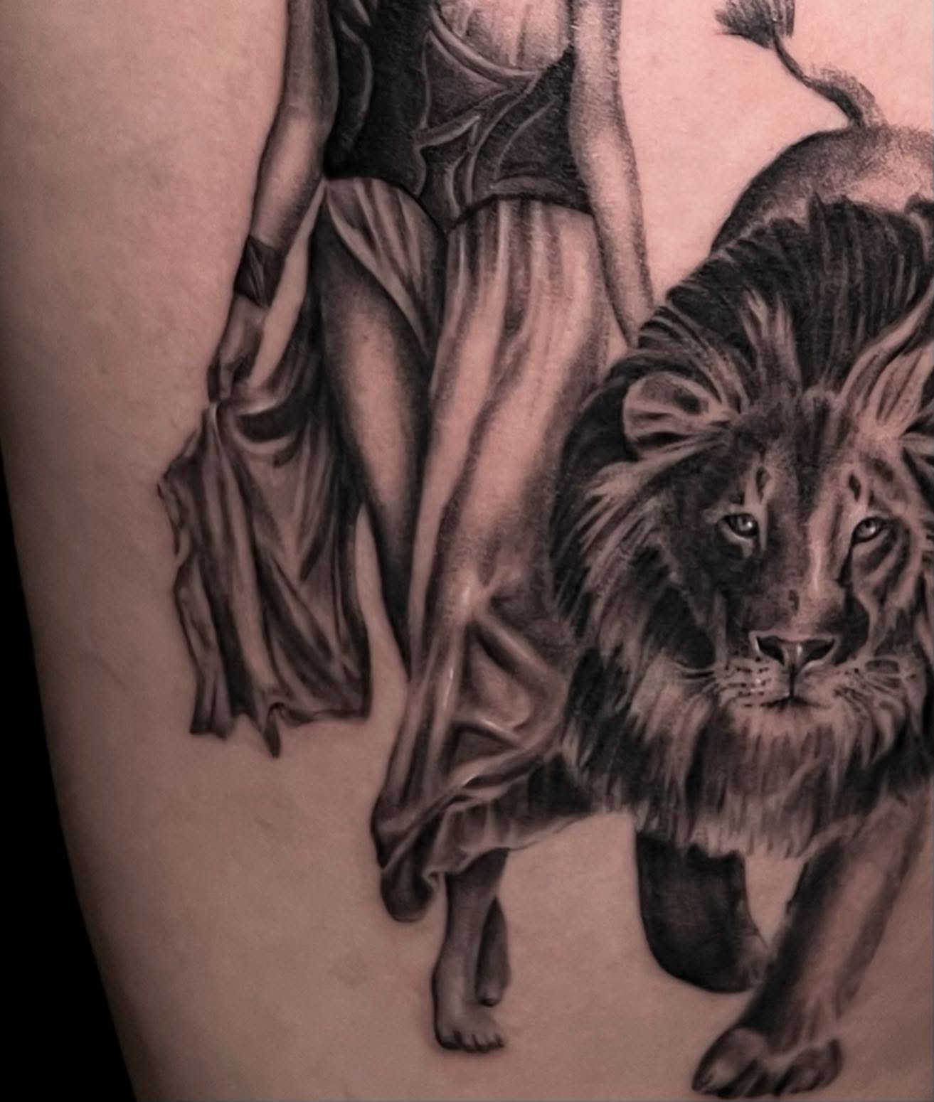 Tattoo by @leeranco_tattoos — black_and_grey, realism