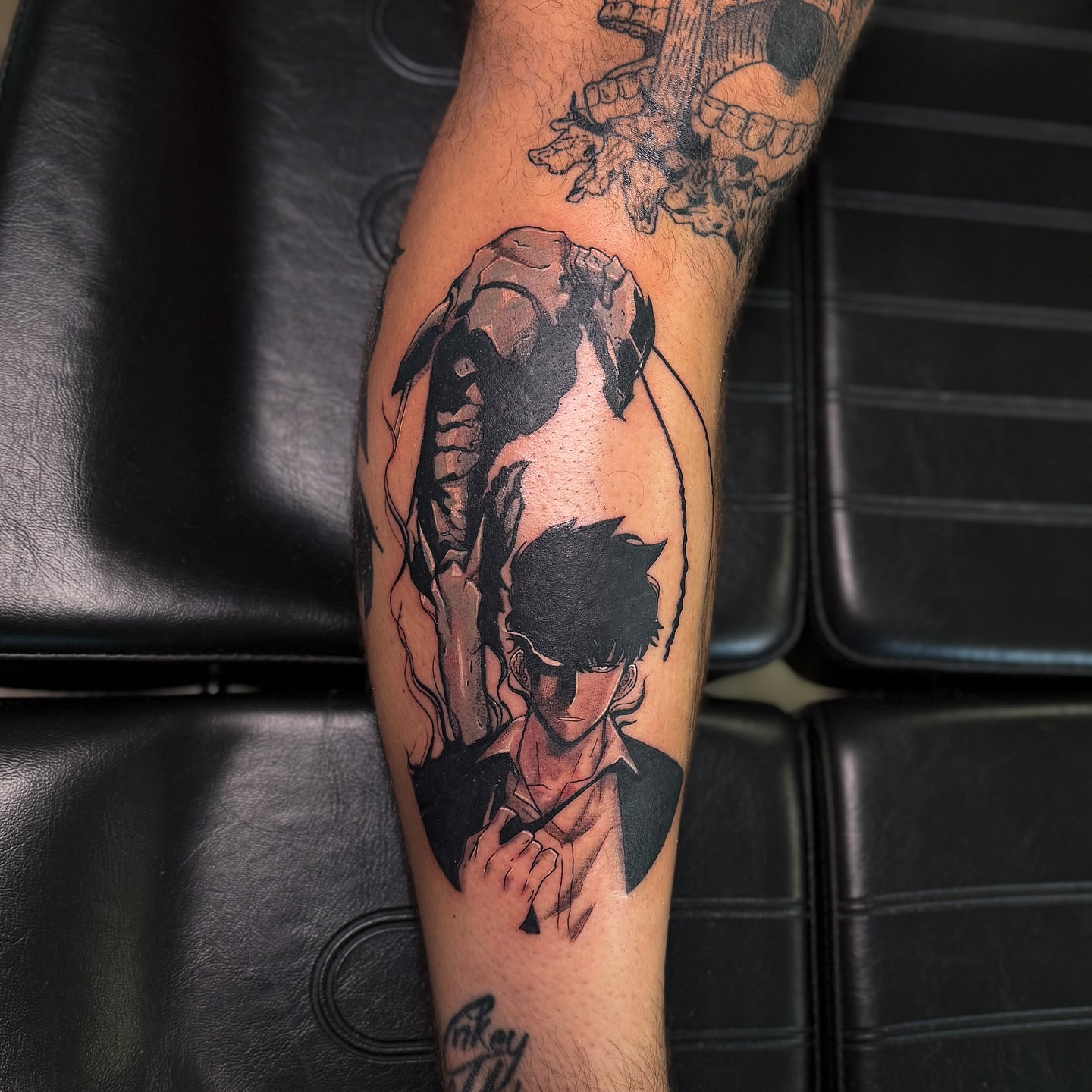 Tattoo by @chicanatattoos — anime, realism