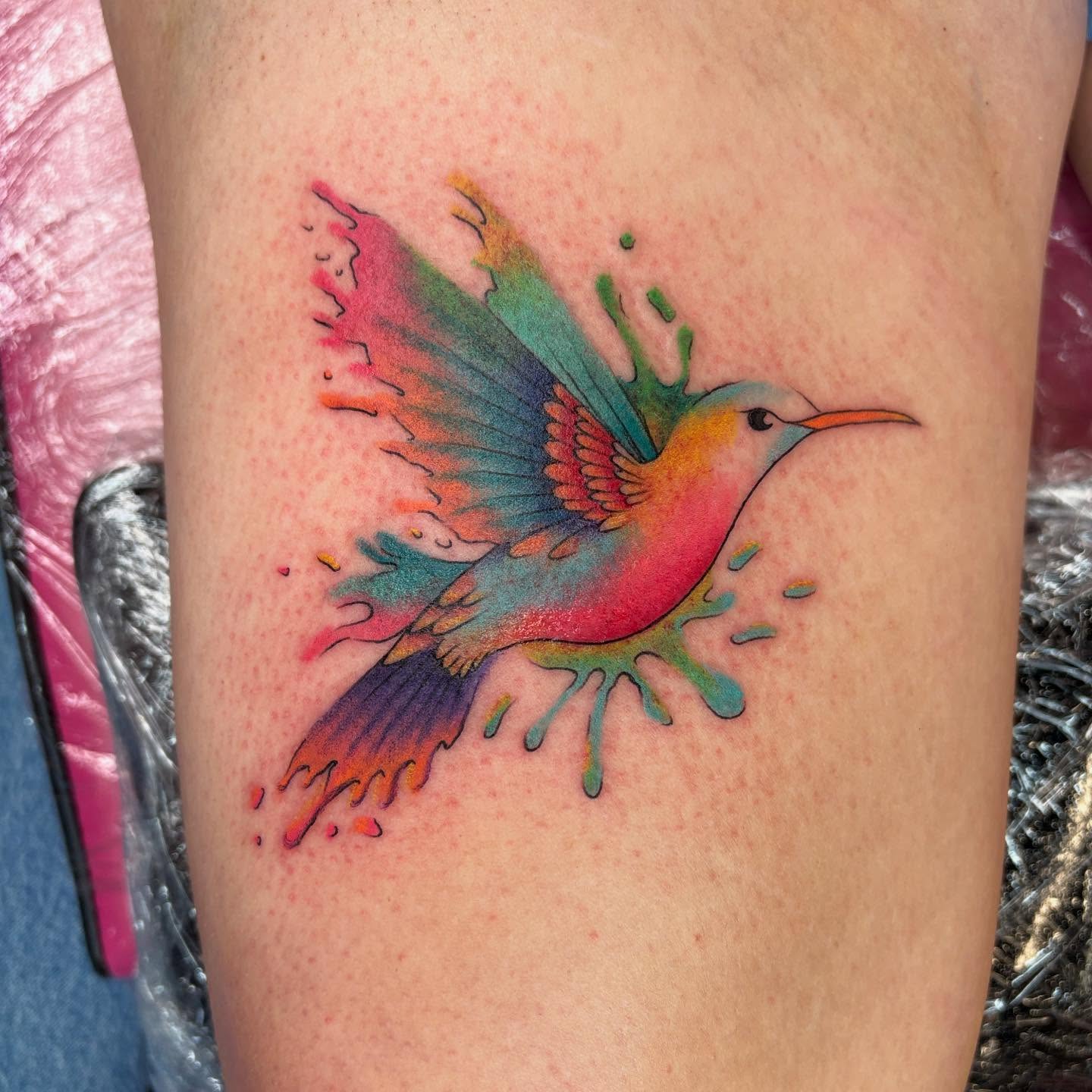 Tattoo by @peytonhaastattoo — watercolor