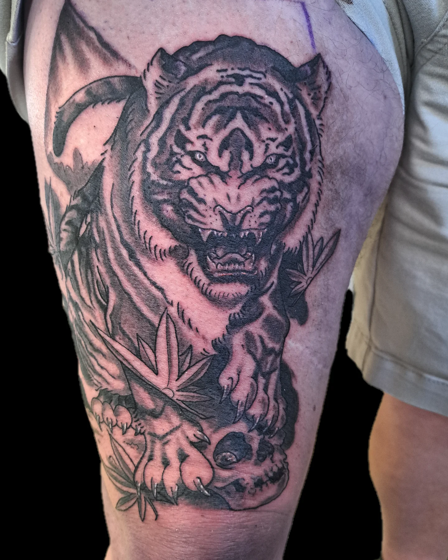 Tattoo by @snakemincey — realism, black_and_grey